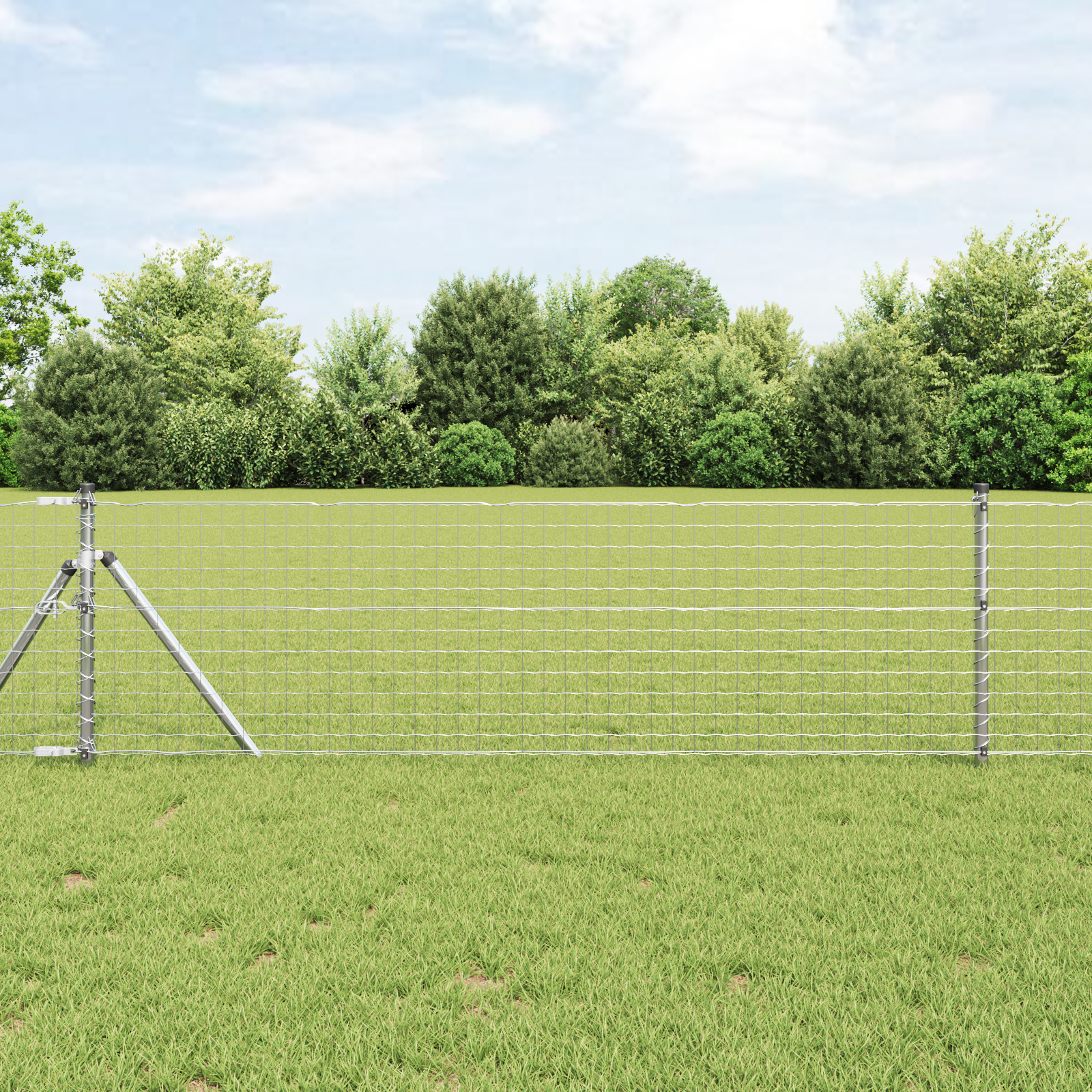 Euro Fence 0.4x25 m Galvanised Steel