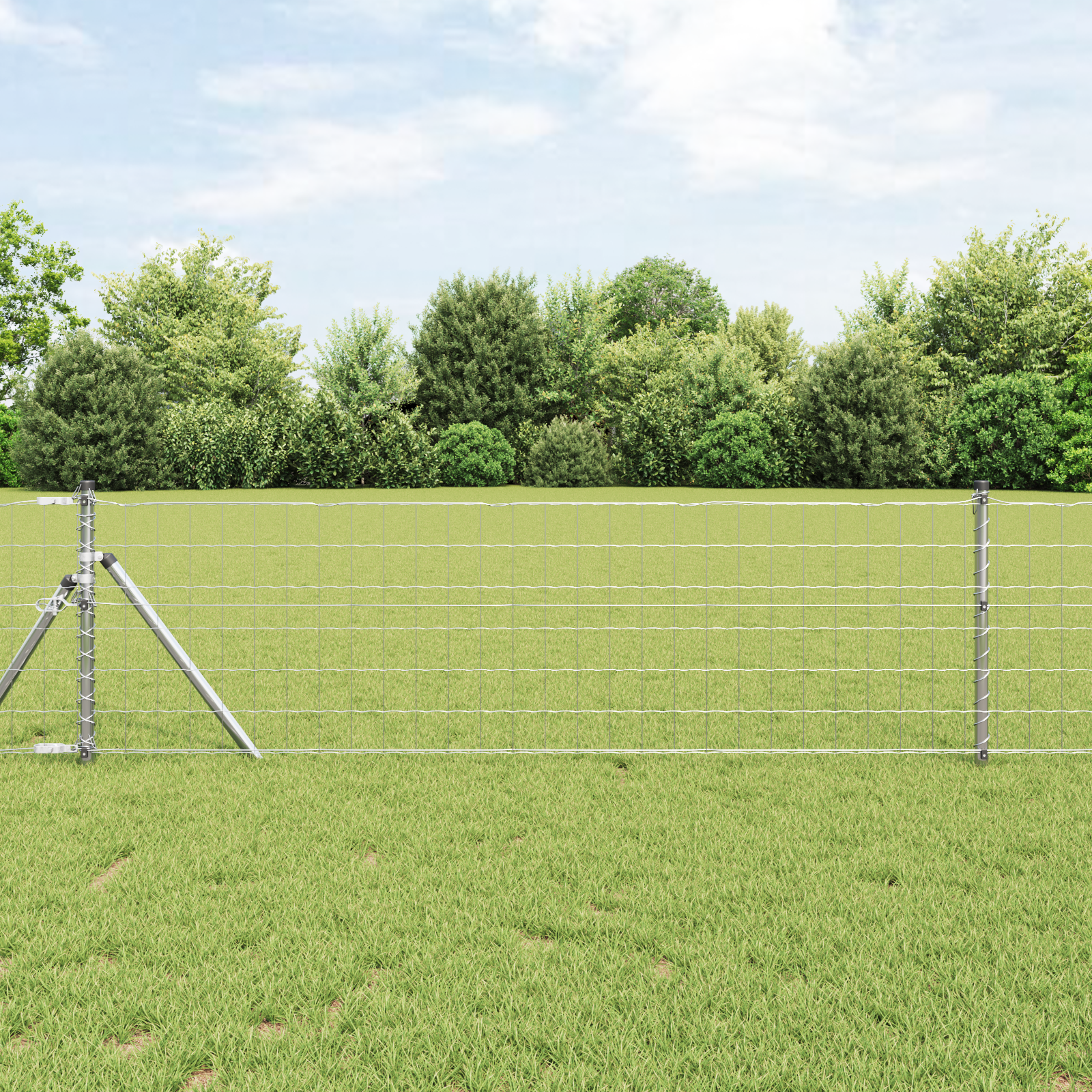 Euro Fence 0.4x25 m Galvanised Steel