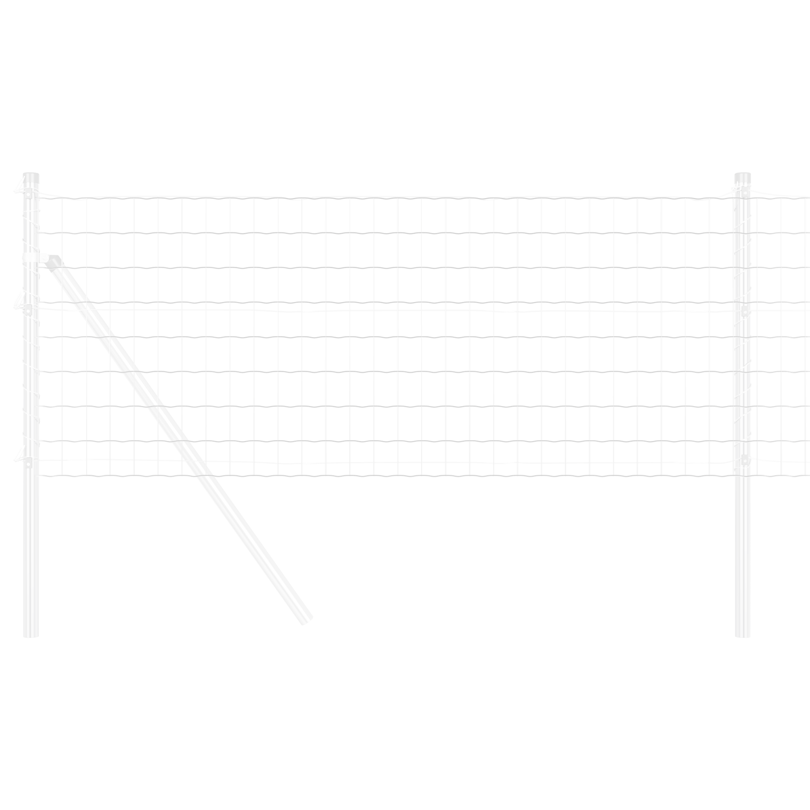 Euro Fence 0.4x50 m Galvanised Steel - Image 3