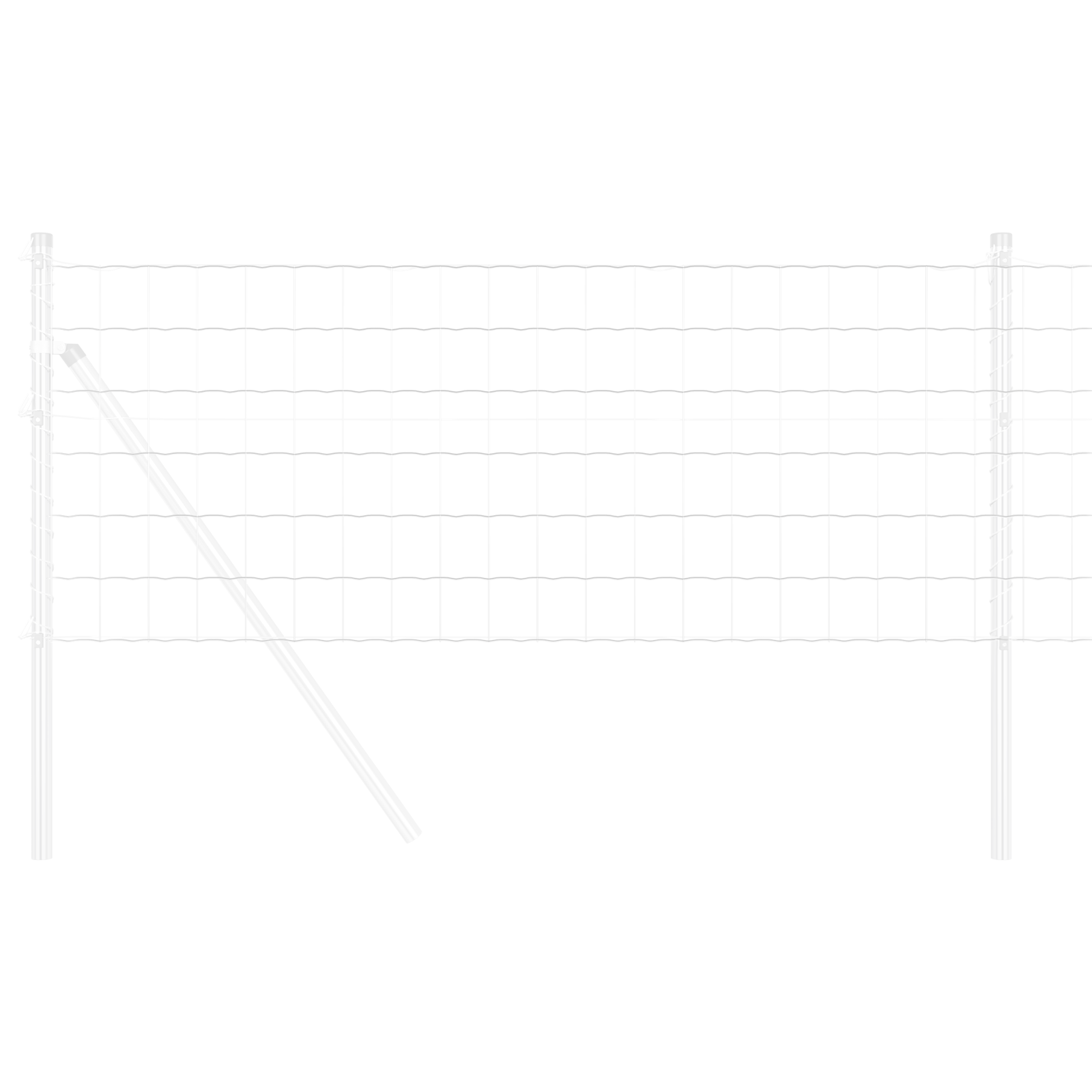 Euro Fence 0,6x50 m Galvanised Steel - Image 3