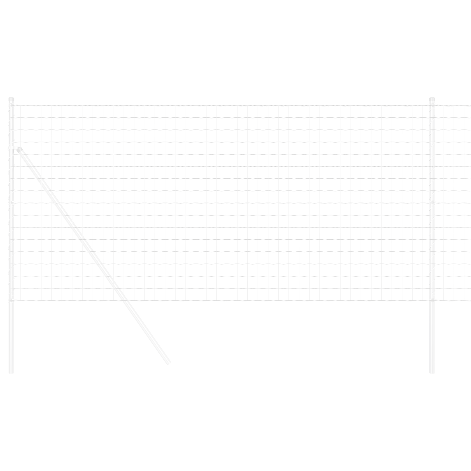 Euro Fence 1.4x10 m Galvanised Steel - Image 3