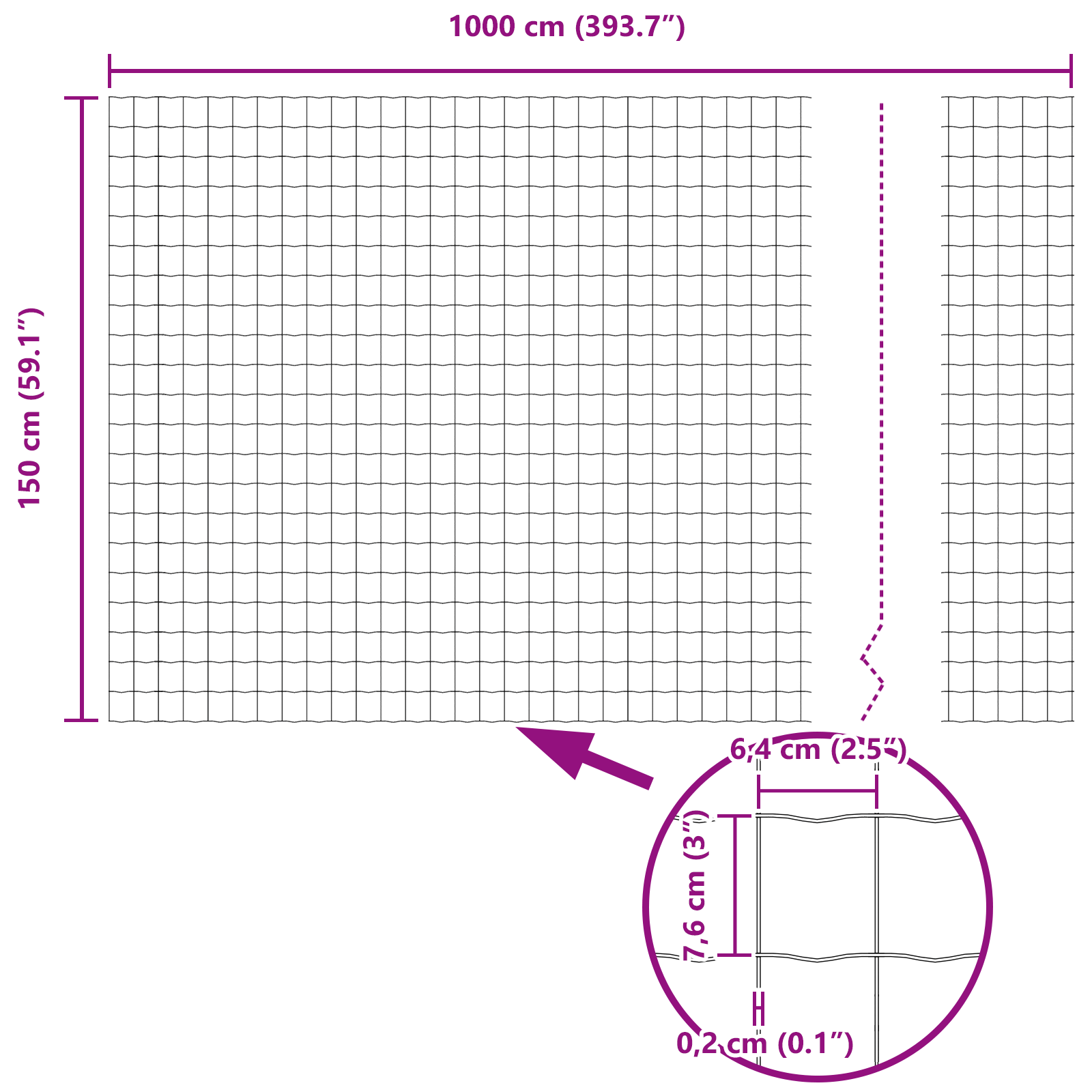 Euro Fence 1.5x10 m Galvanised Steel - Image 8