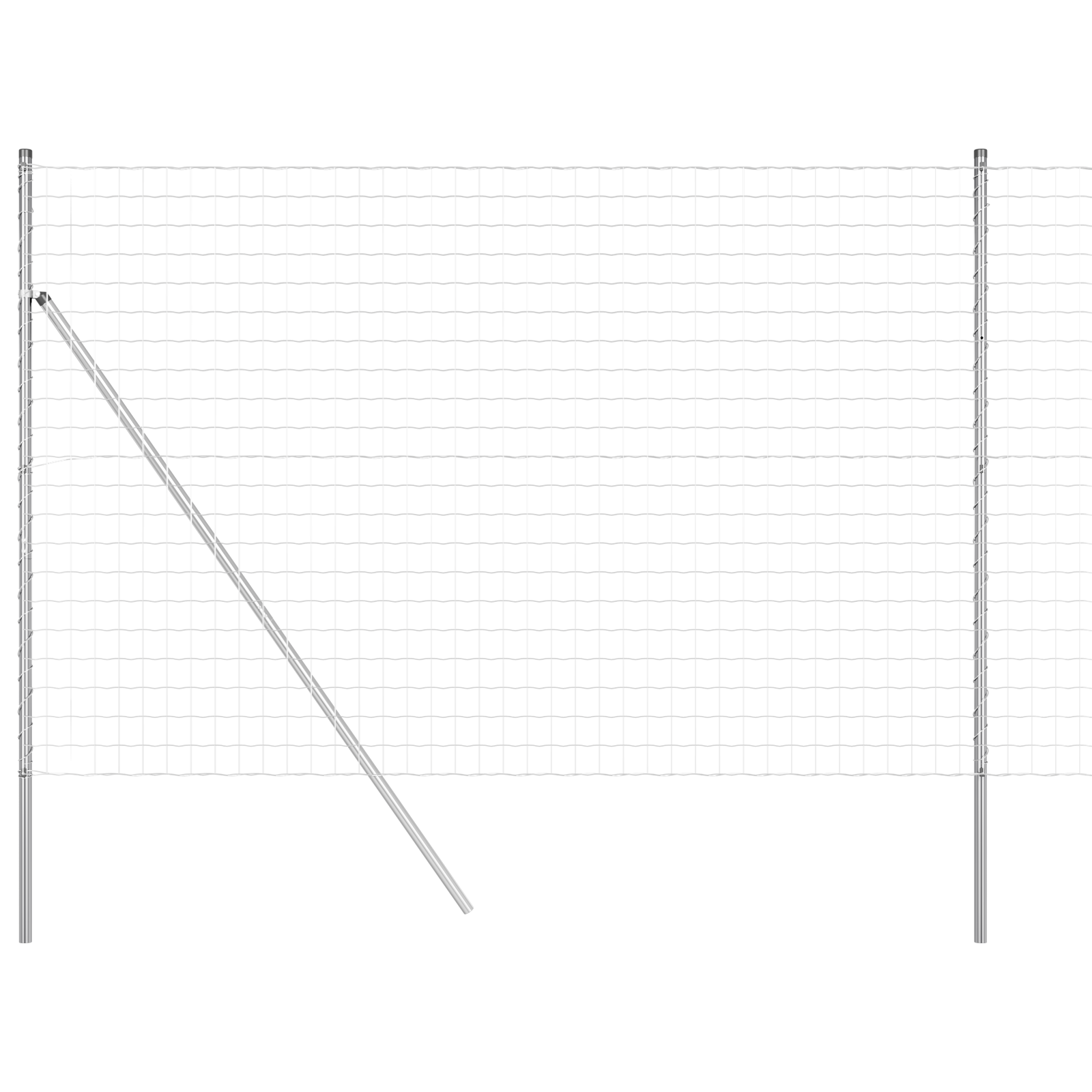 Euro Fence 1.6x10 m Galvanised Steel - Image 3