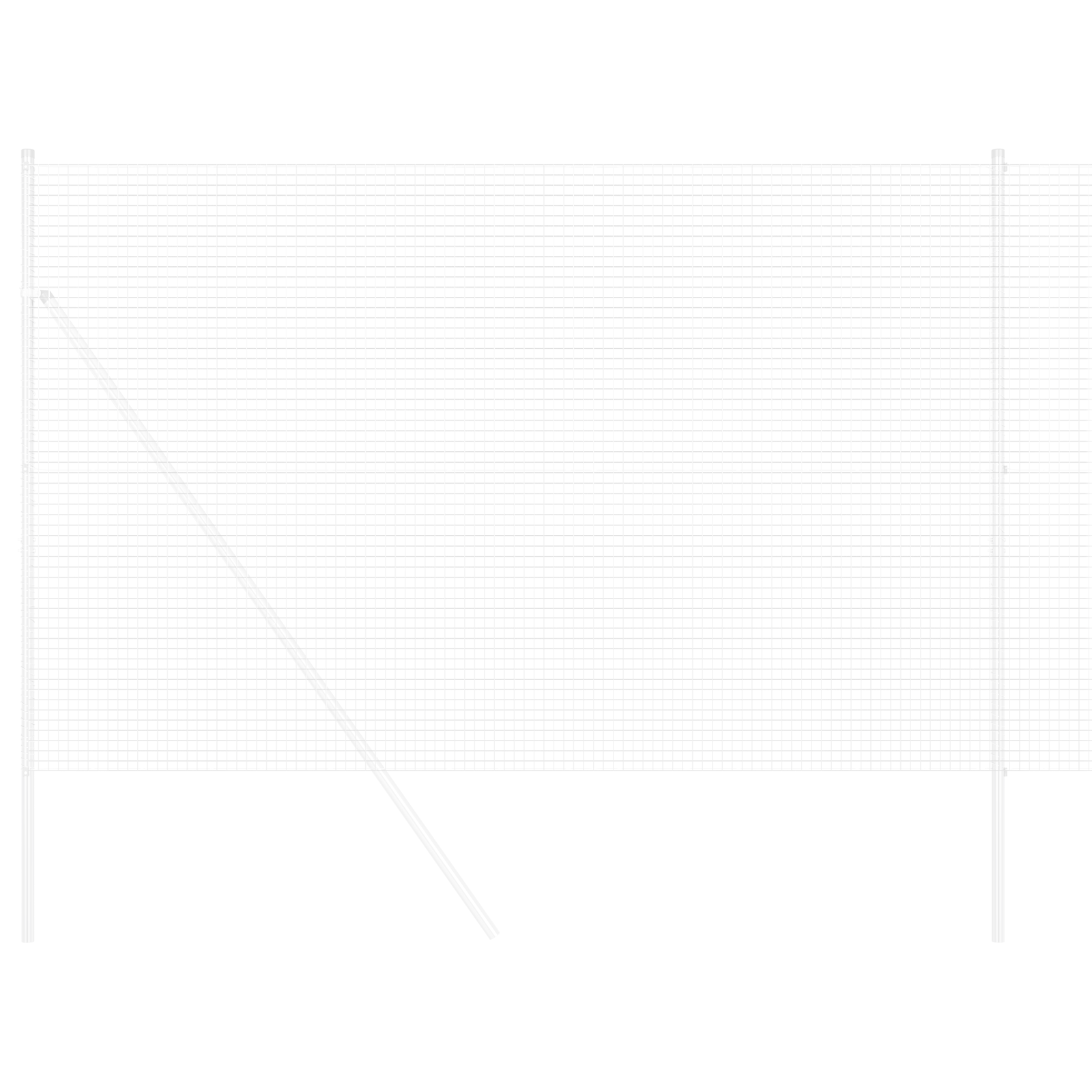 Welded Wire Fence 1.6x10 m Galvanised Steel - Image 3