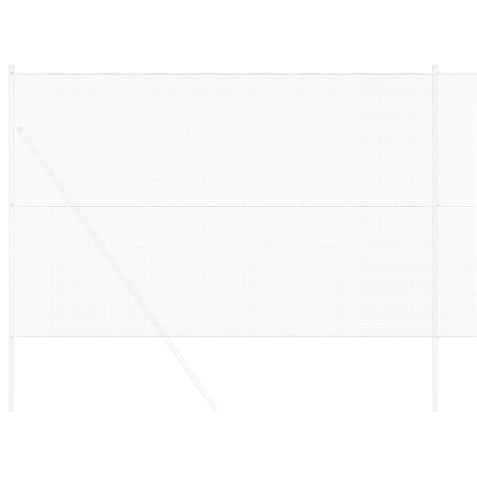 Welded Wire Fence 1.6x25 m Galvanised Steel - Image 3