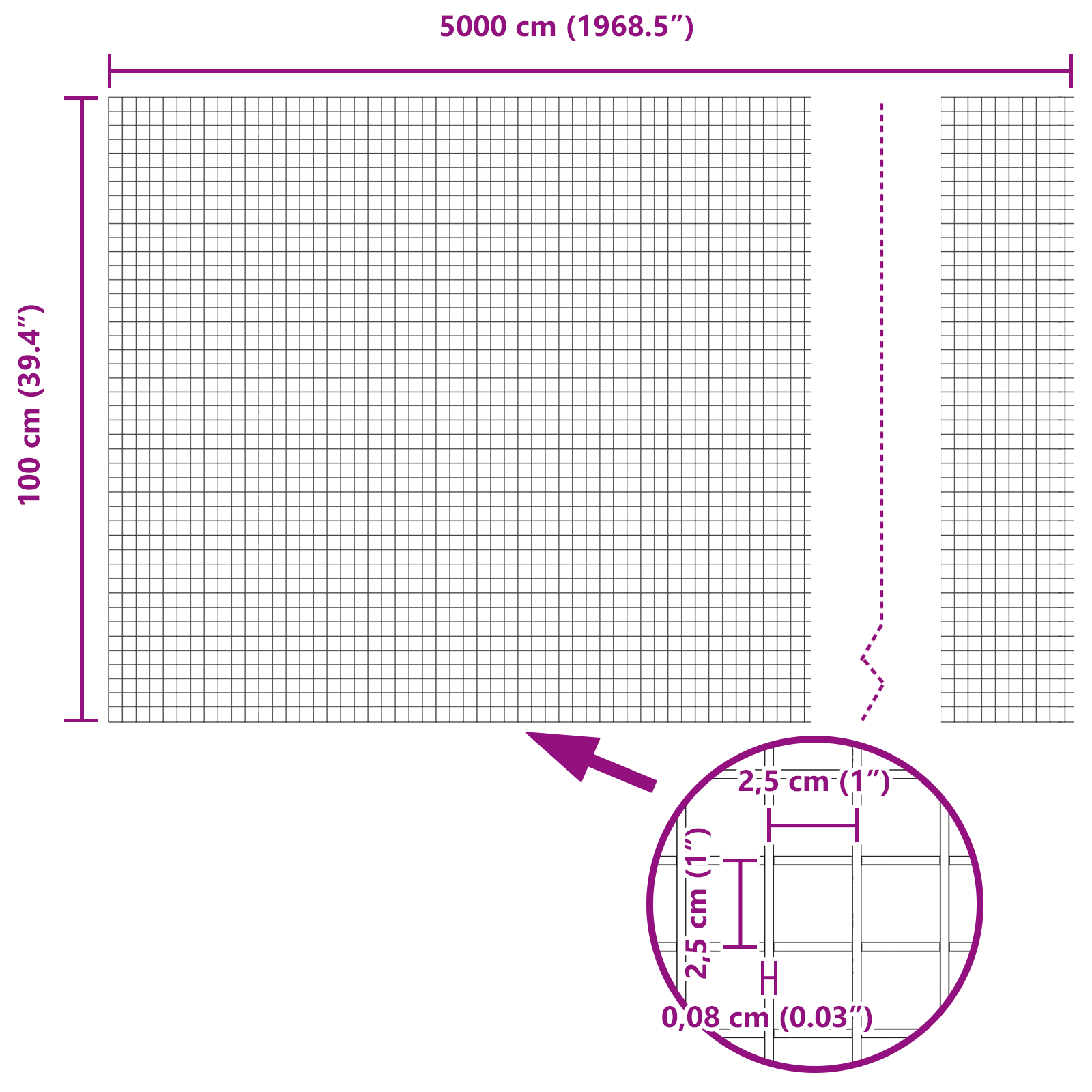 Welded Wire Fence 1x50 m Galvanised Steel - Image 8