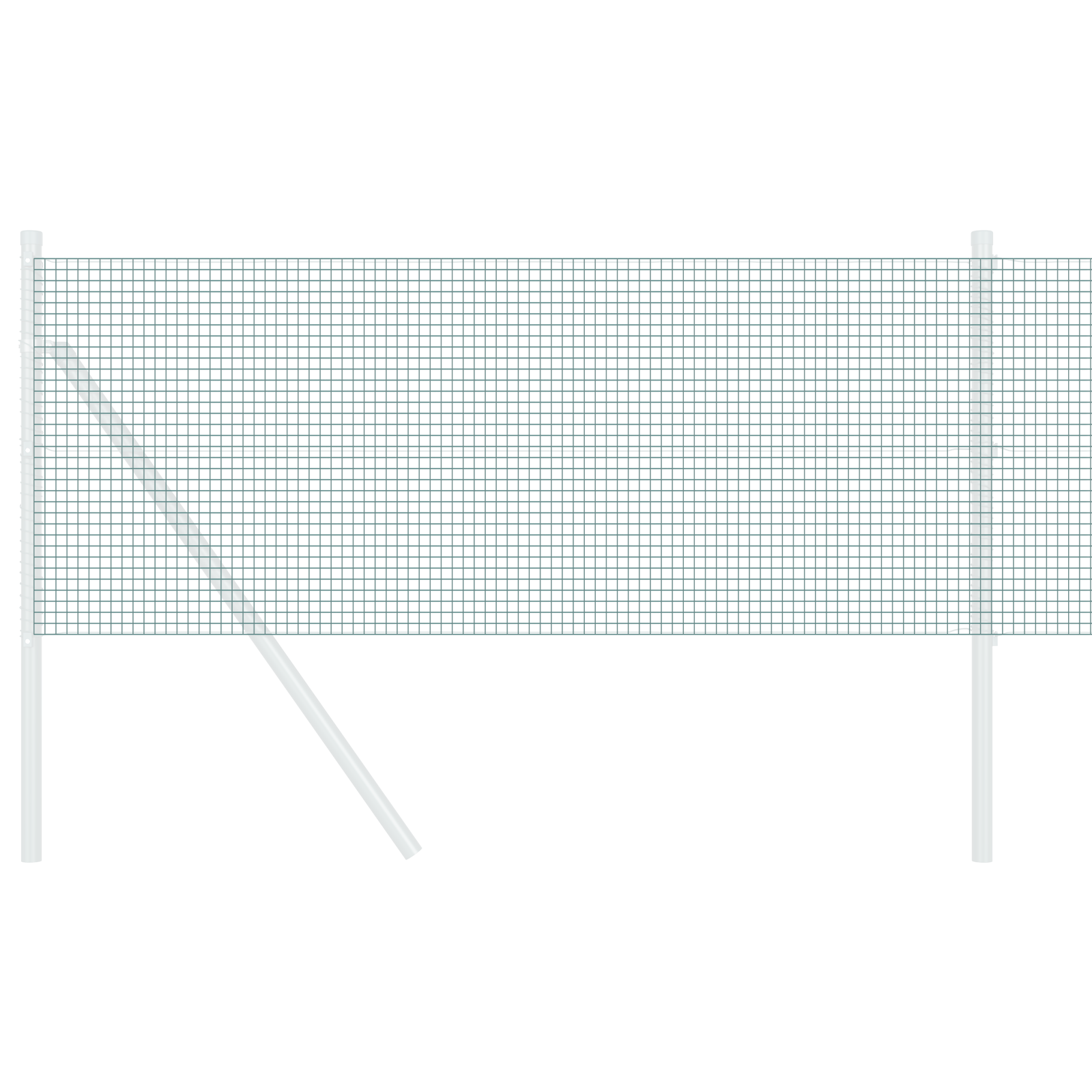 Welded Wire Fence Green 0.6x10 m Steel - Image 3