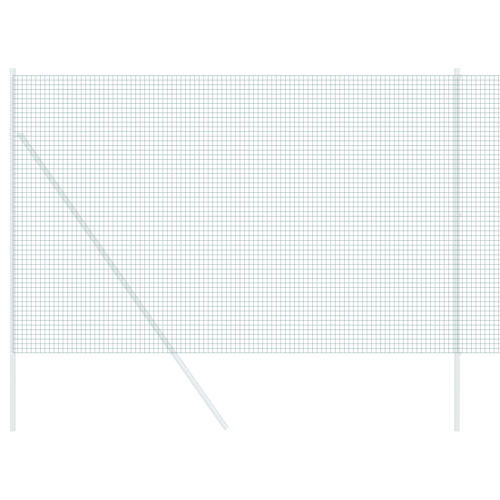 Welded Wire Fence Green 1.6x25 m Steel - Image 3