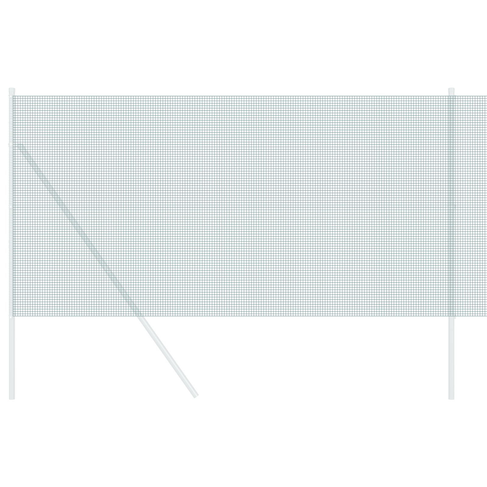 Welded Wire Fence Green 1x50 m Steel - Image 3