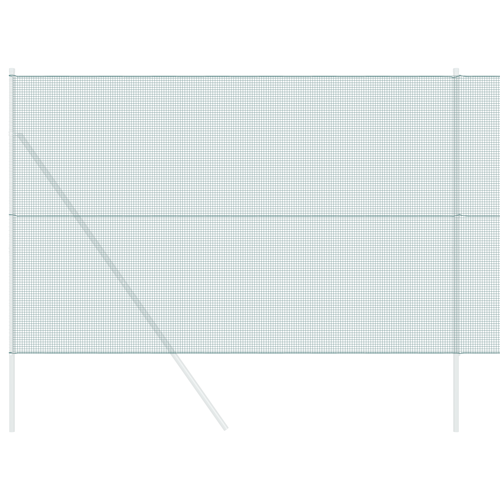 Welded Wire Fence Green 1.5x50 m Steel - Image 3