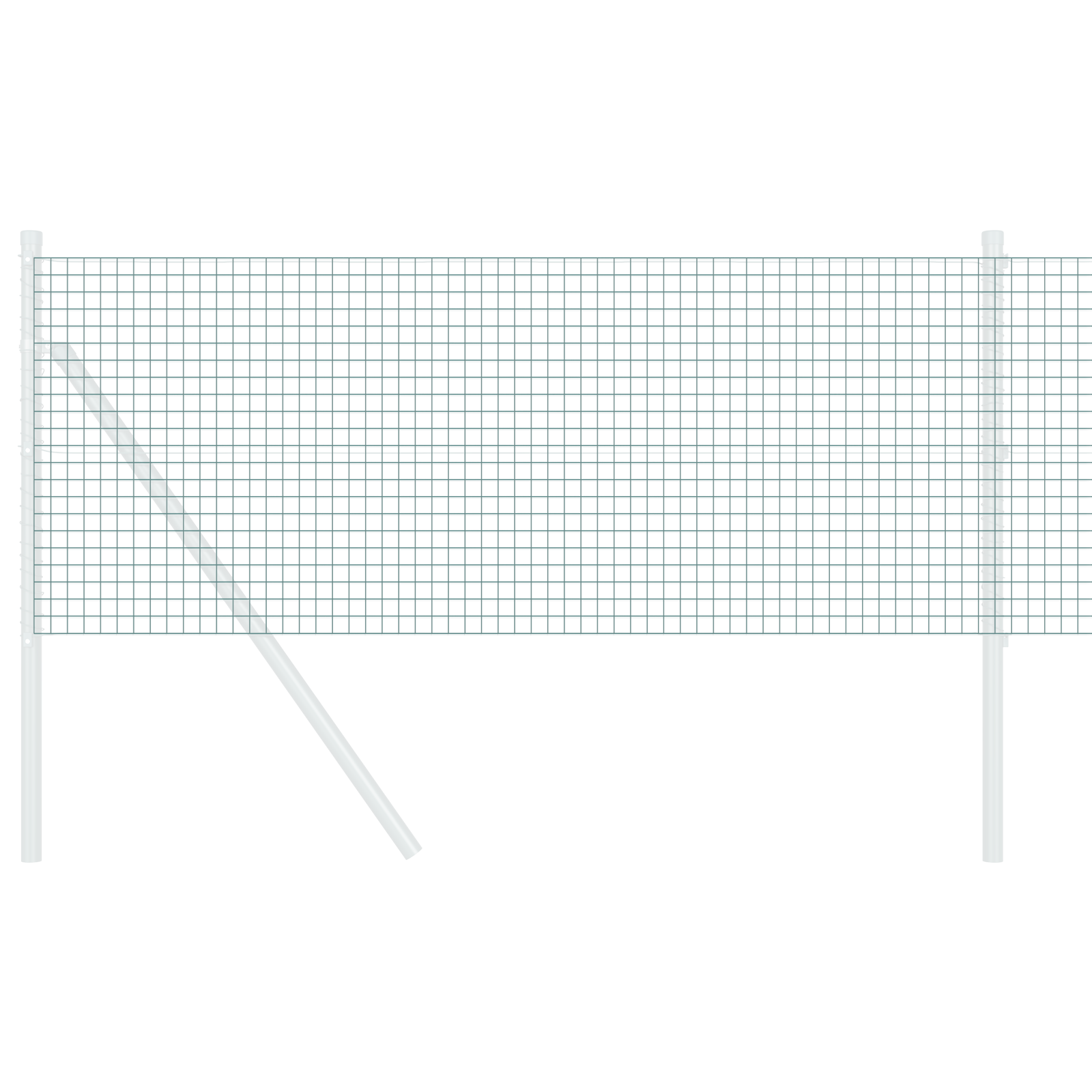 Welded Wire Fence Green 0.8x100 m Steel - Image 3