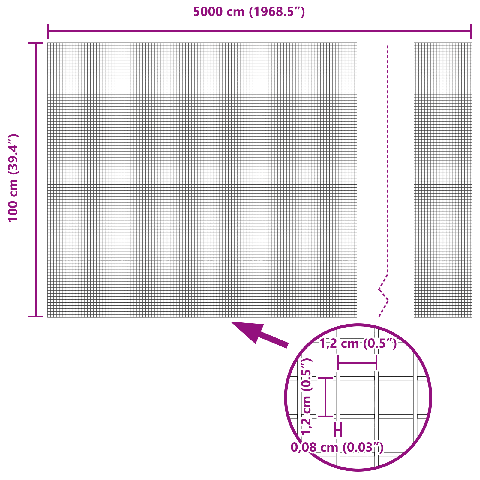 Welded Wire Fence Grey 1x50 m Steel - Image 8
