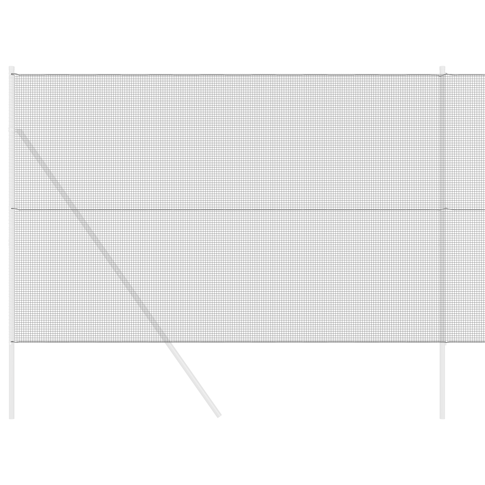 Welded Wire Fence Grey 1.5x50 m Steel - Image 3