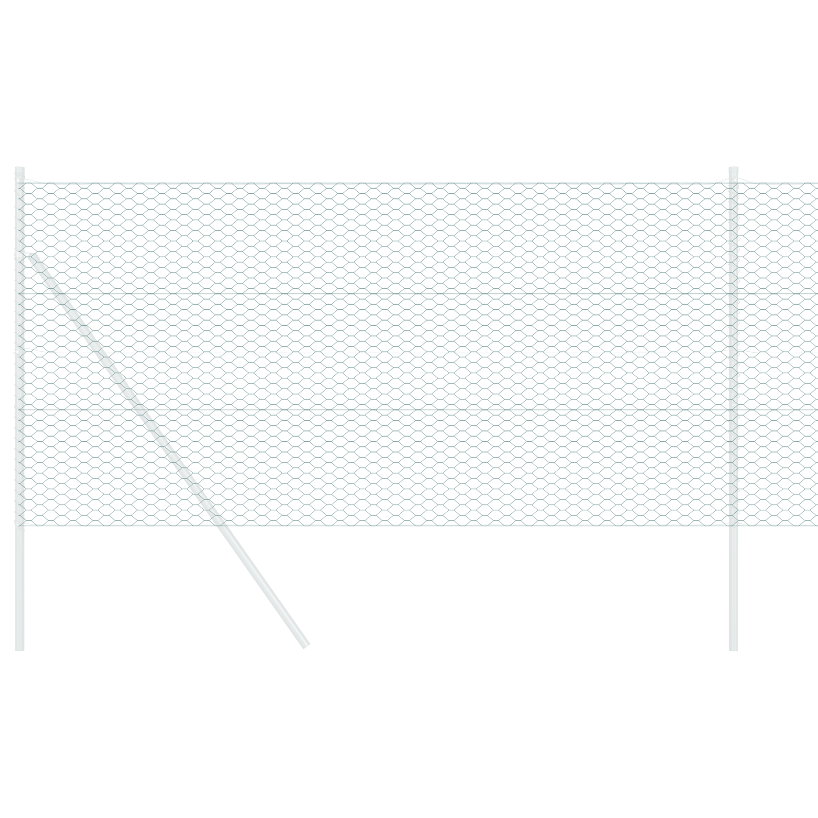 Hexagon Fence Green 1.4x25 m Steel - Image 3