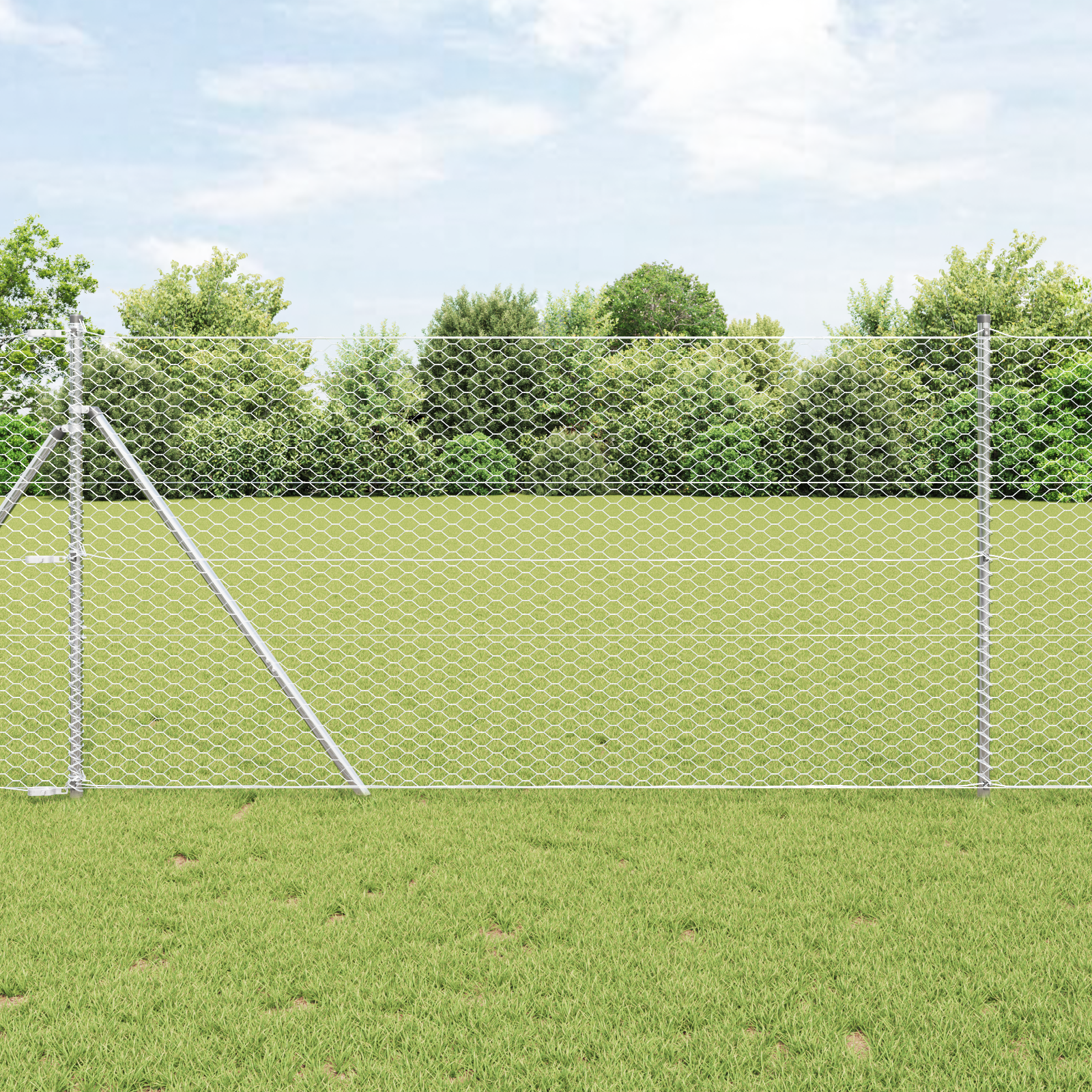 Hexagon Fence 1.4x100 m Galvanised Steel