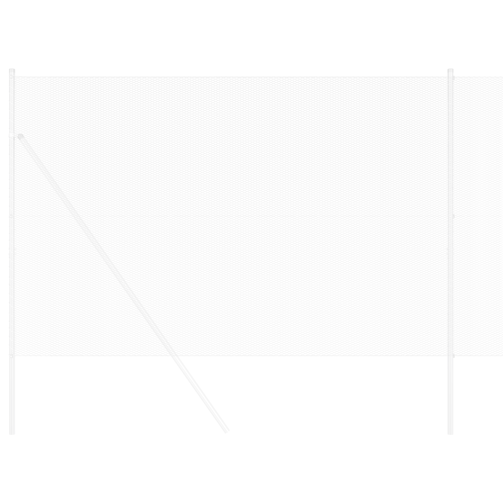 Hexagon Fence 1.6x100 m Galvanised Steel - Image 3