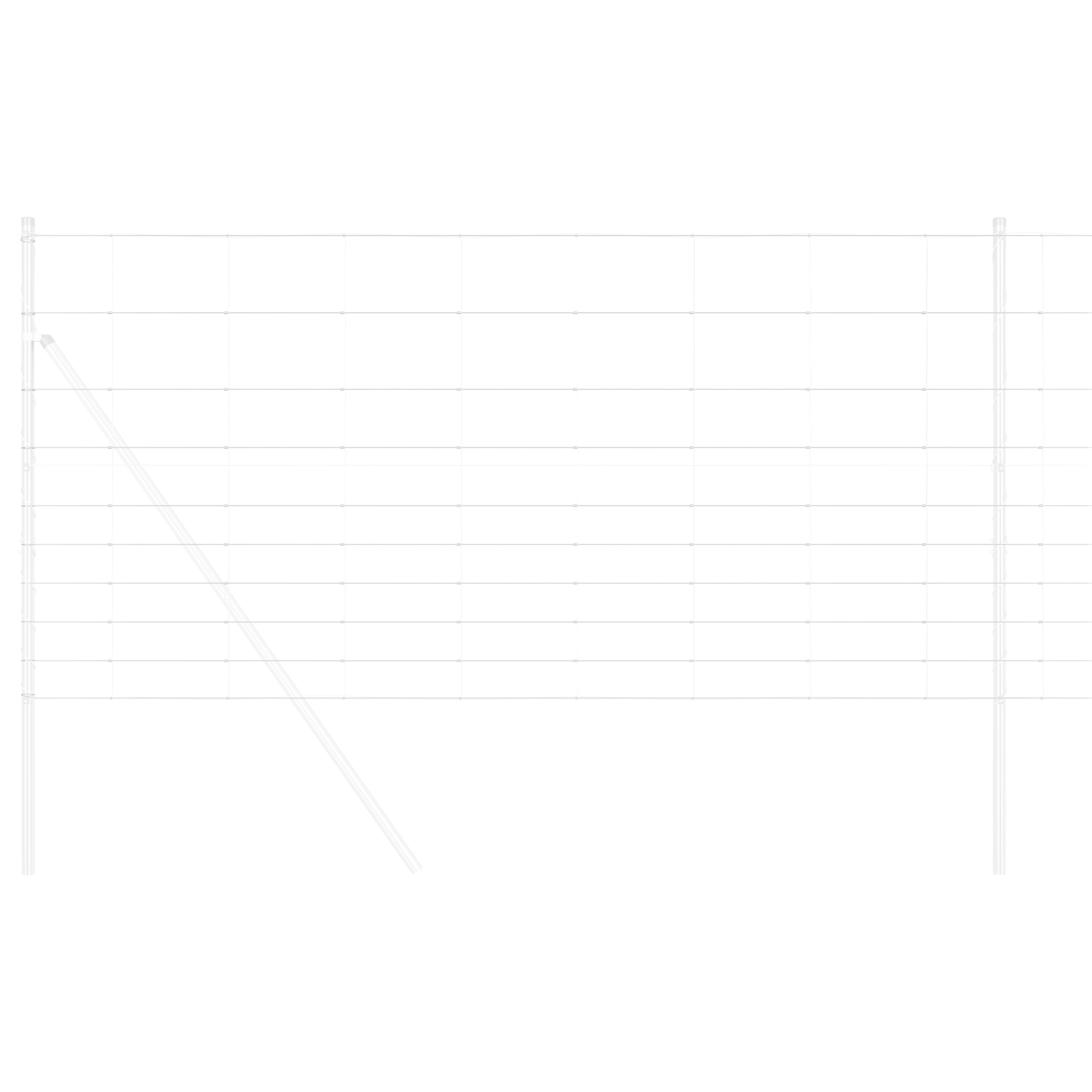 Field Fence 1.2x10 m Galvanized Steel - Image 3