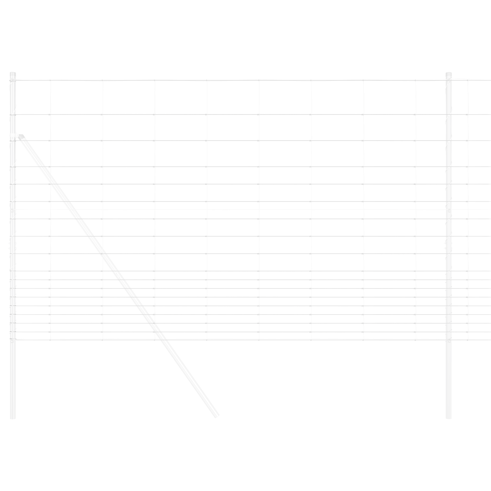 Field Fence 1.5x10 m Galvanised Steel - Image 3