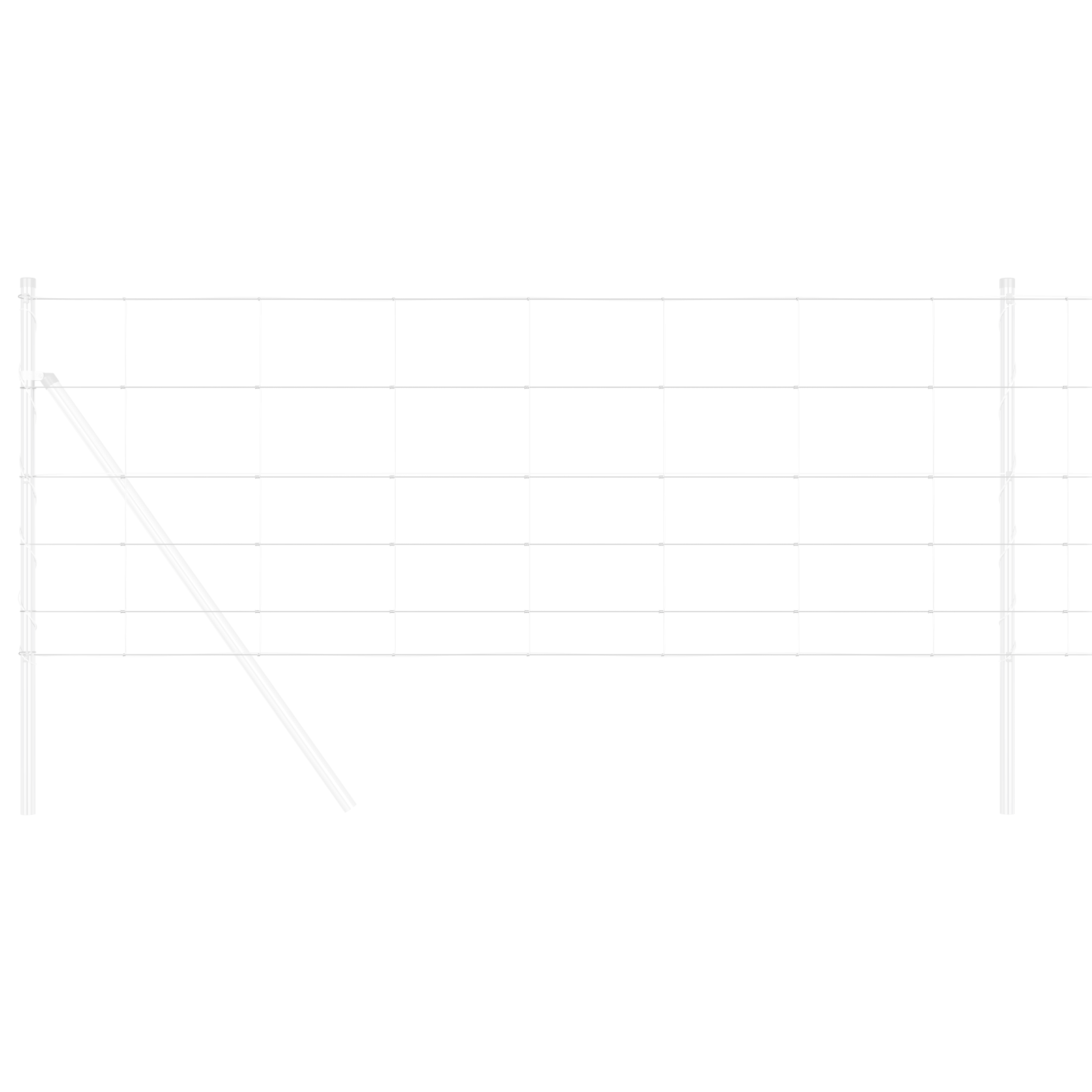 Field Fence 0.8x25 m Galvanised Steel - Image 3