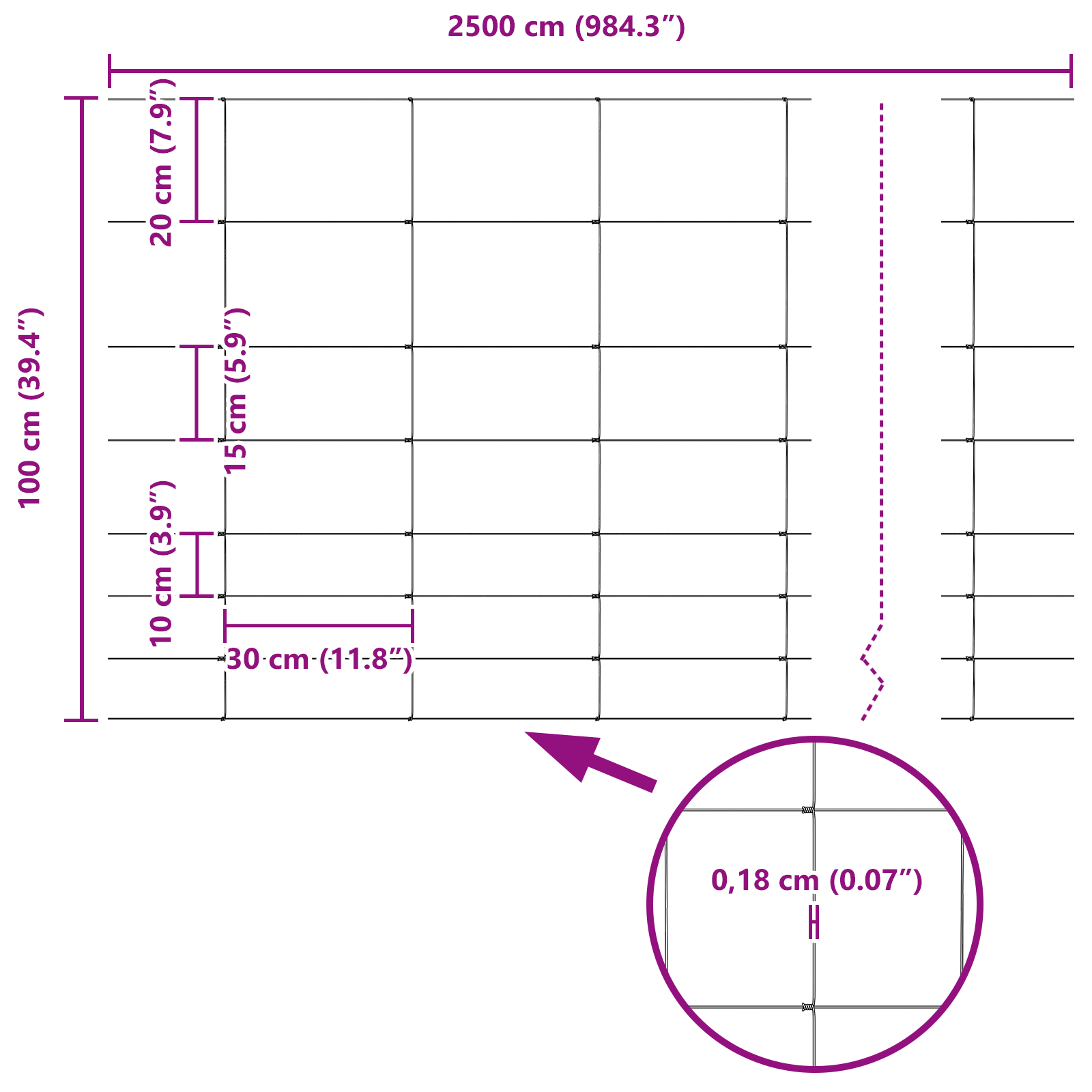 Field Fence 1x25 m Galvanised Steel - Image 8