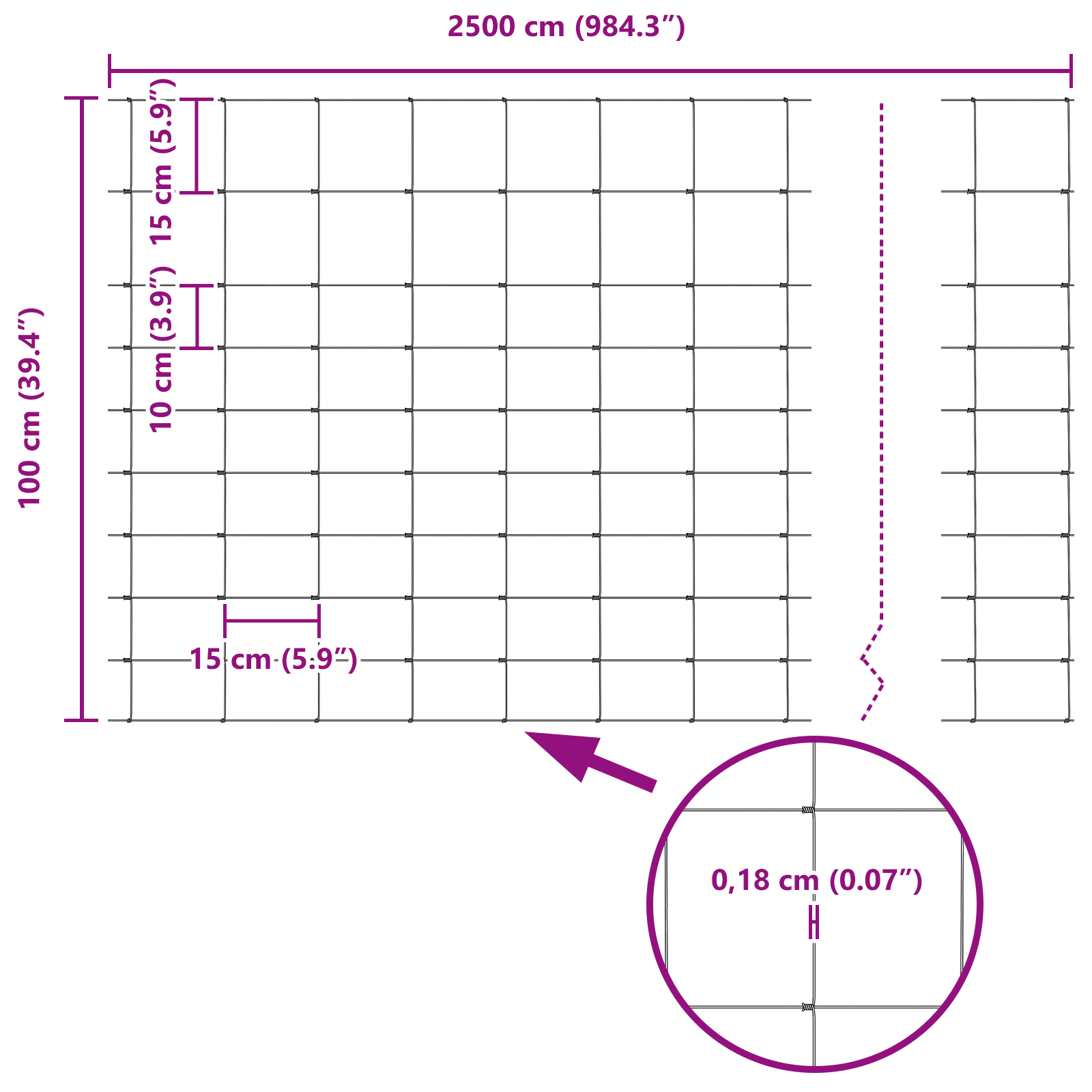 Field Fence 1x25 m Galvanised Steel - Image 8