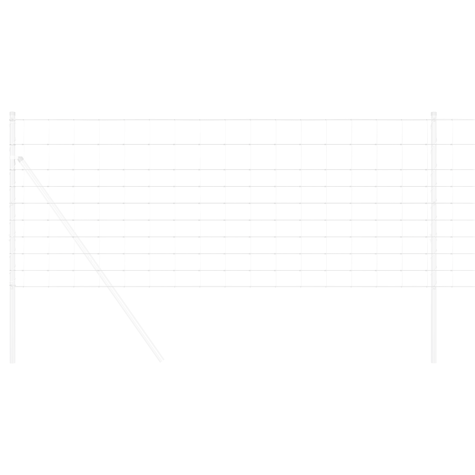 Field Fence 1x25 m Galvanised Steel - Image 3