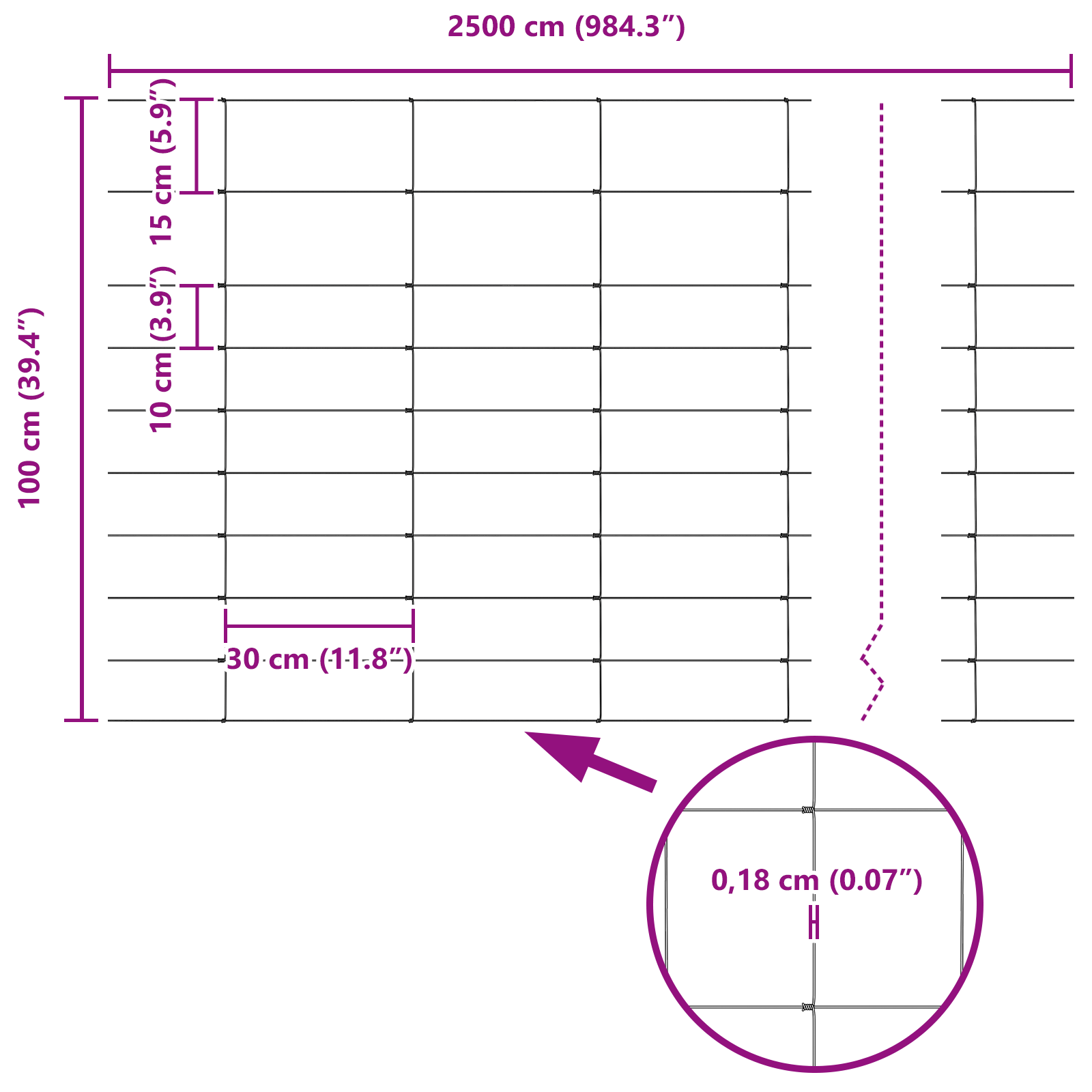 Field Fence 1x25 m Galvanised Steel - Image 8