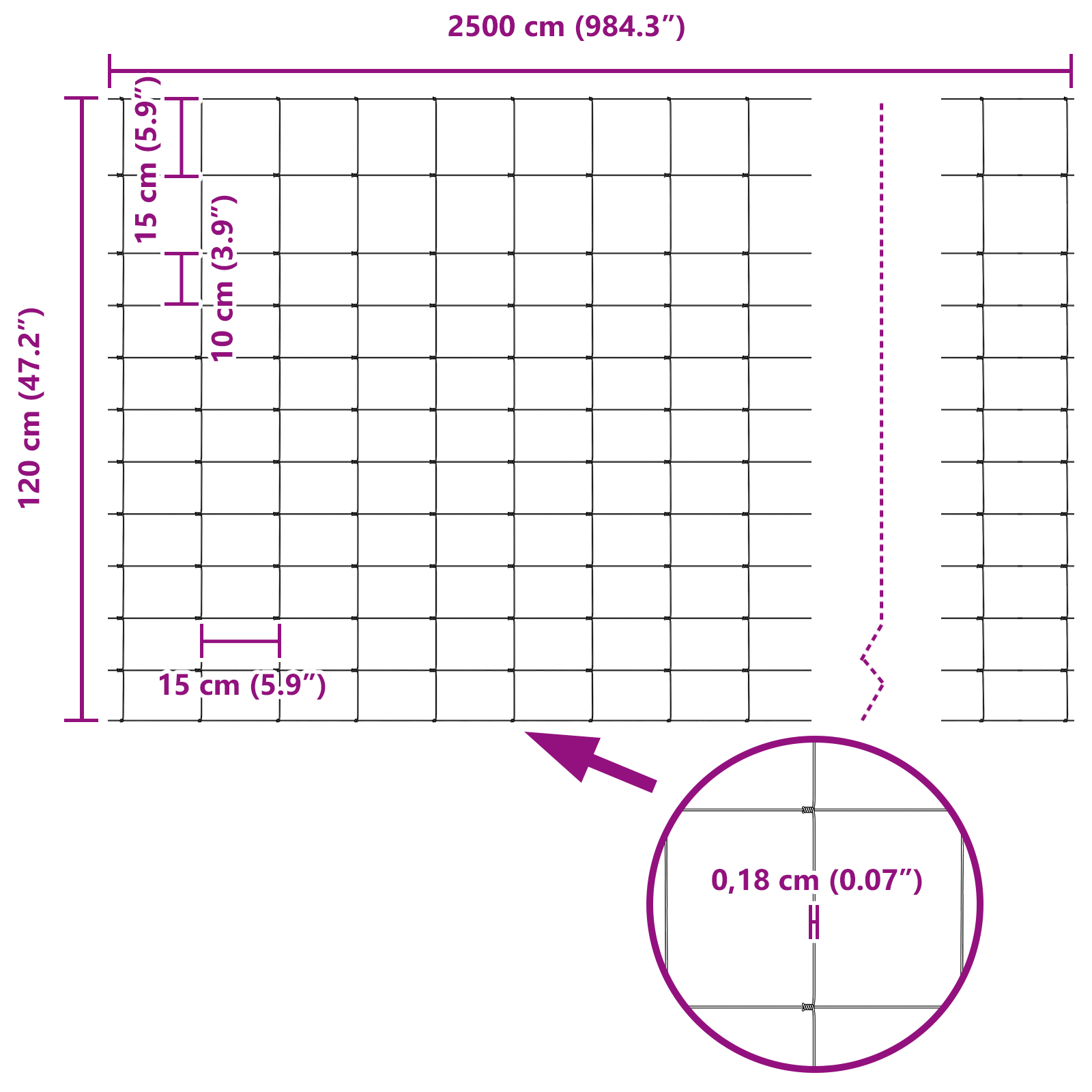 Field Fence 1.2x25 m Galvanised Steel - Image 8