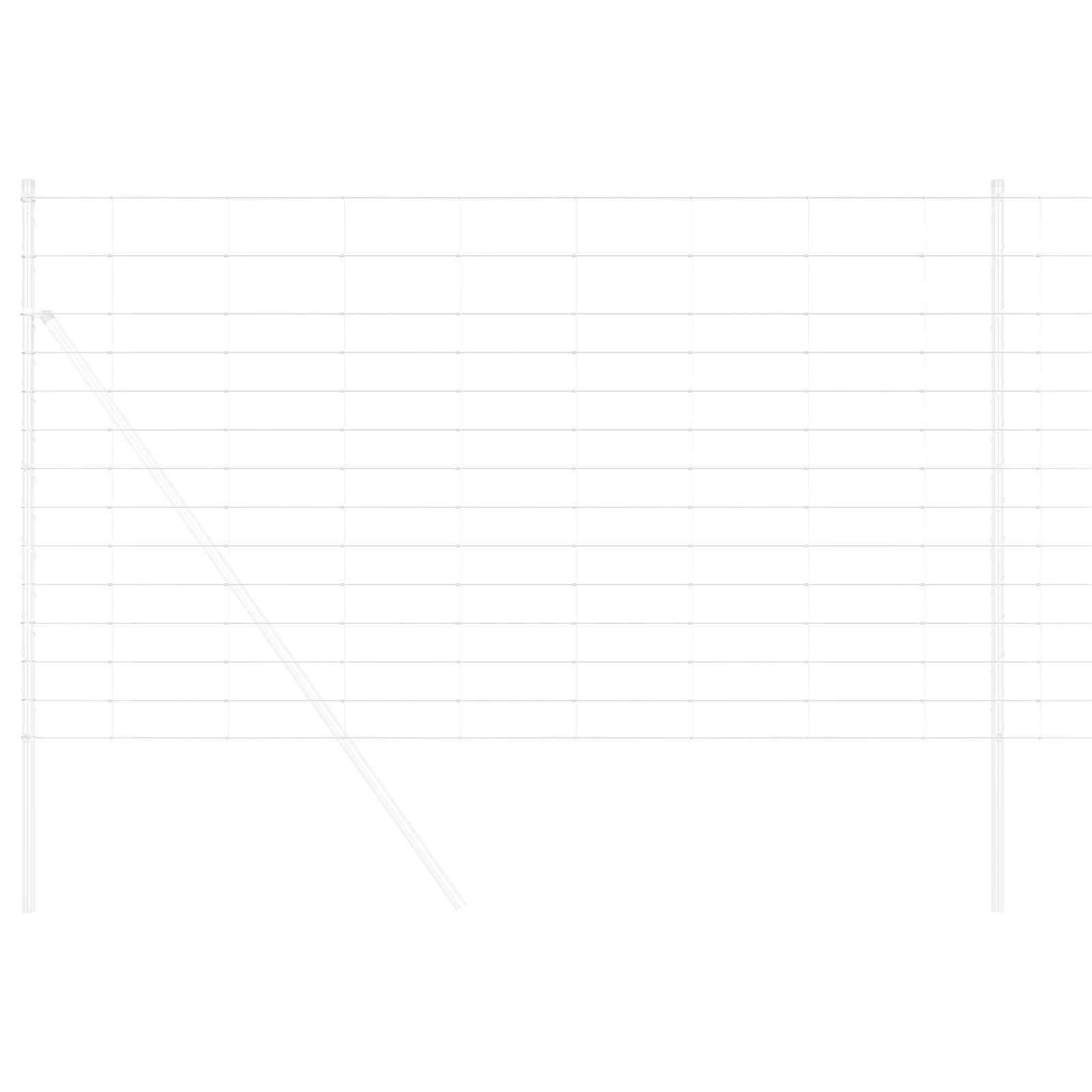 Field Fence 1.4x25 m Galvanised Steel - Image 3