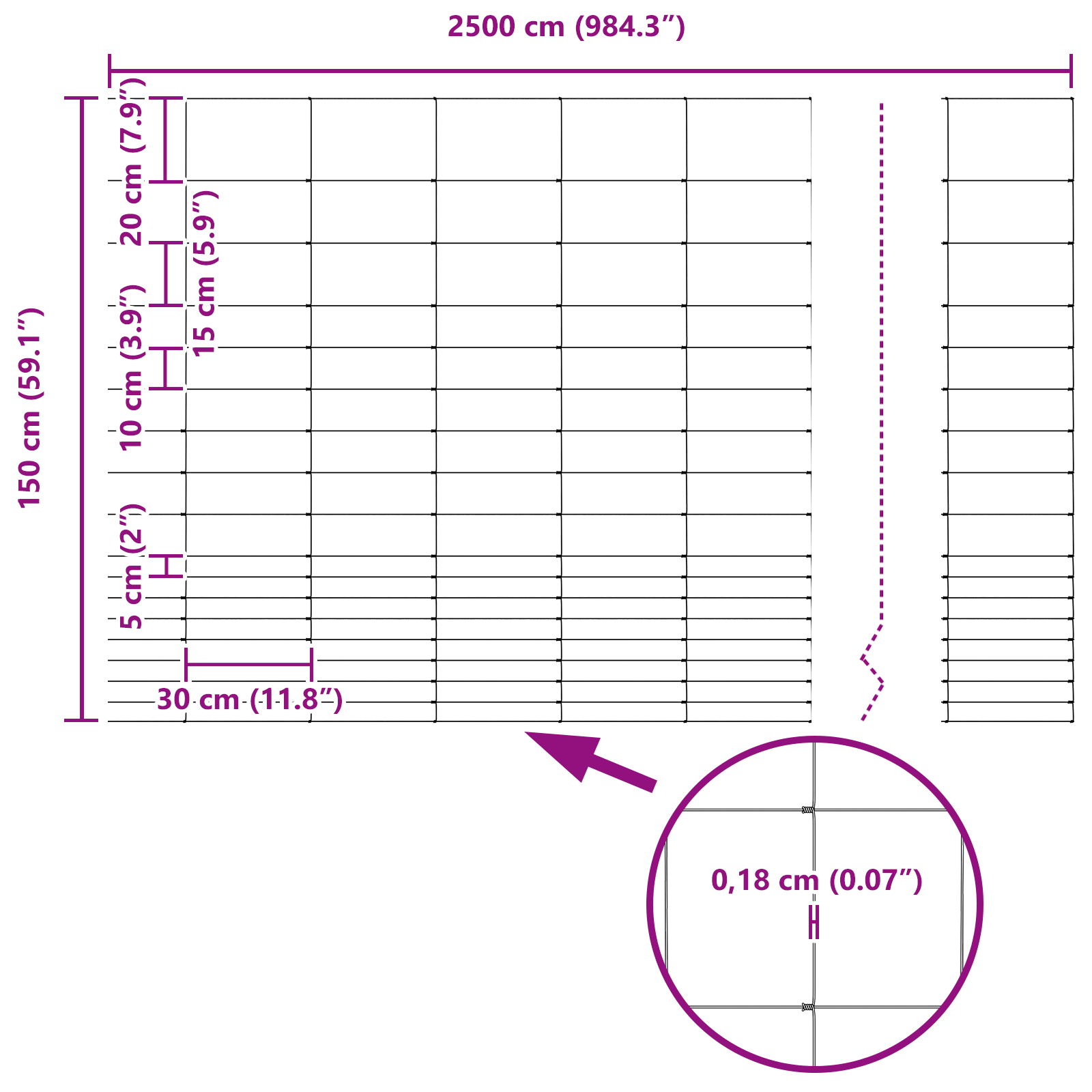 Field Fence 1.5x25 m Galvanised Steel - Image 8