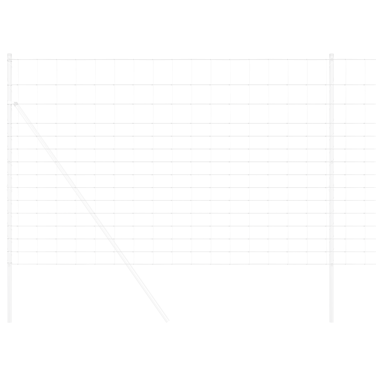 Field Fence 1.6x25 m Galvanised Steel - Image 3