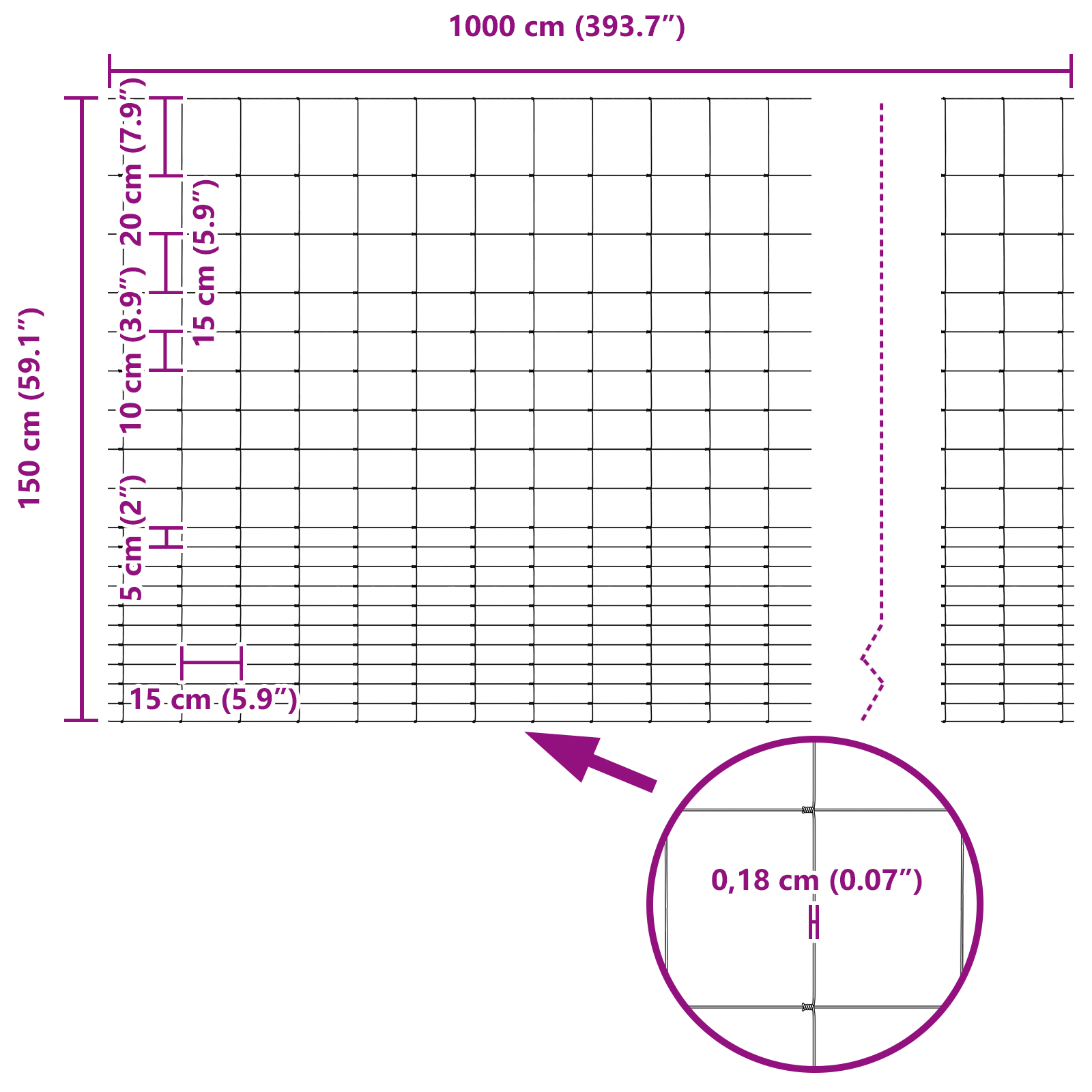 Field Fence 1.6x25 m Galvanised Steel - Image 8