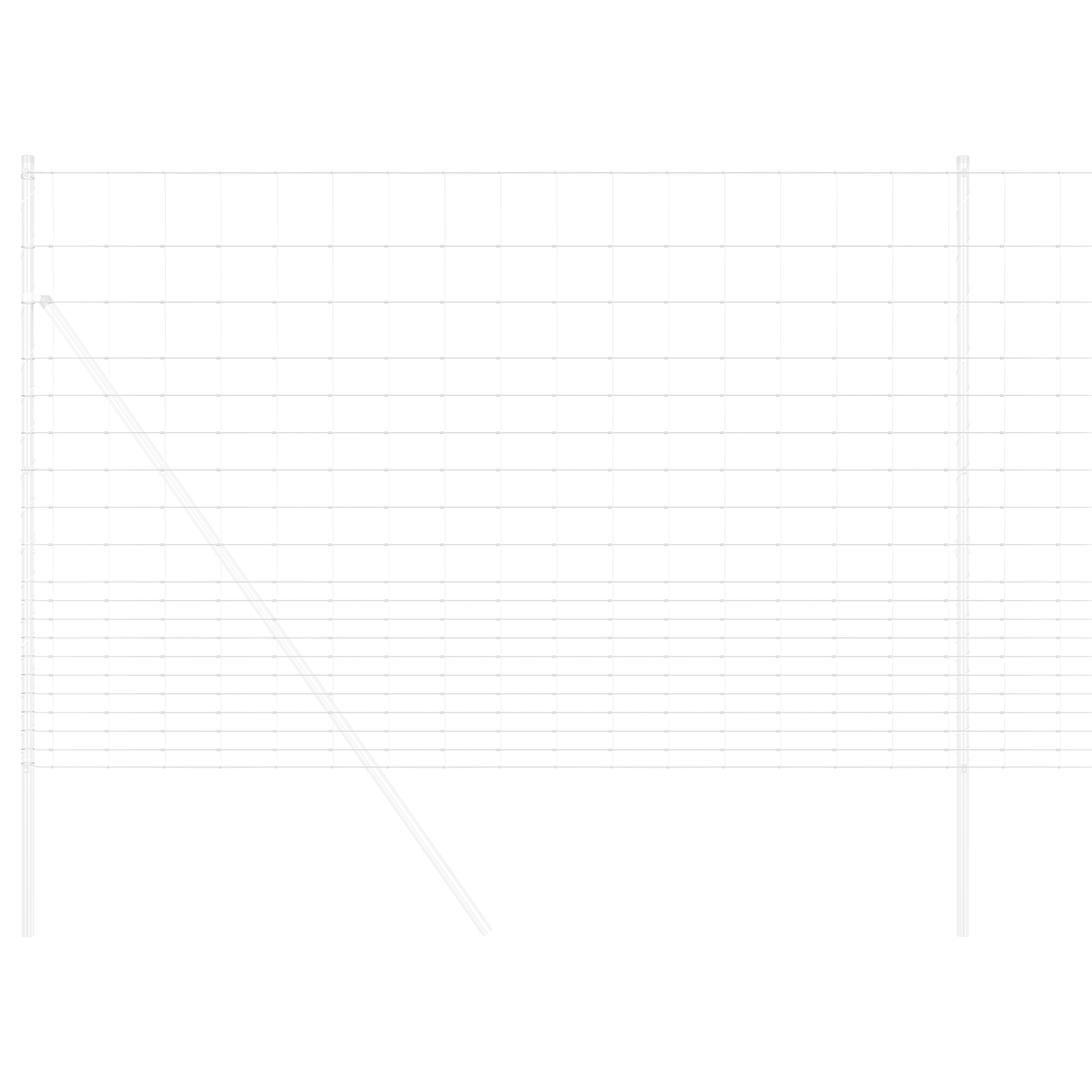 Field Fence 1.6x25 m Galvanised Steel - Image 3