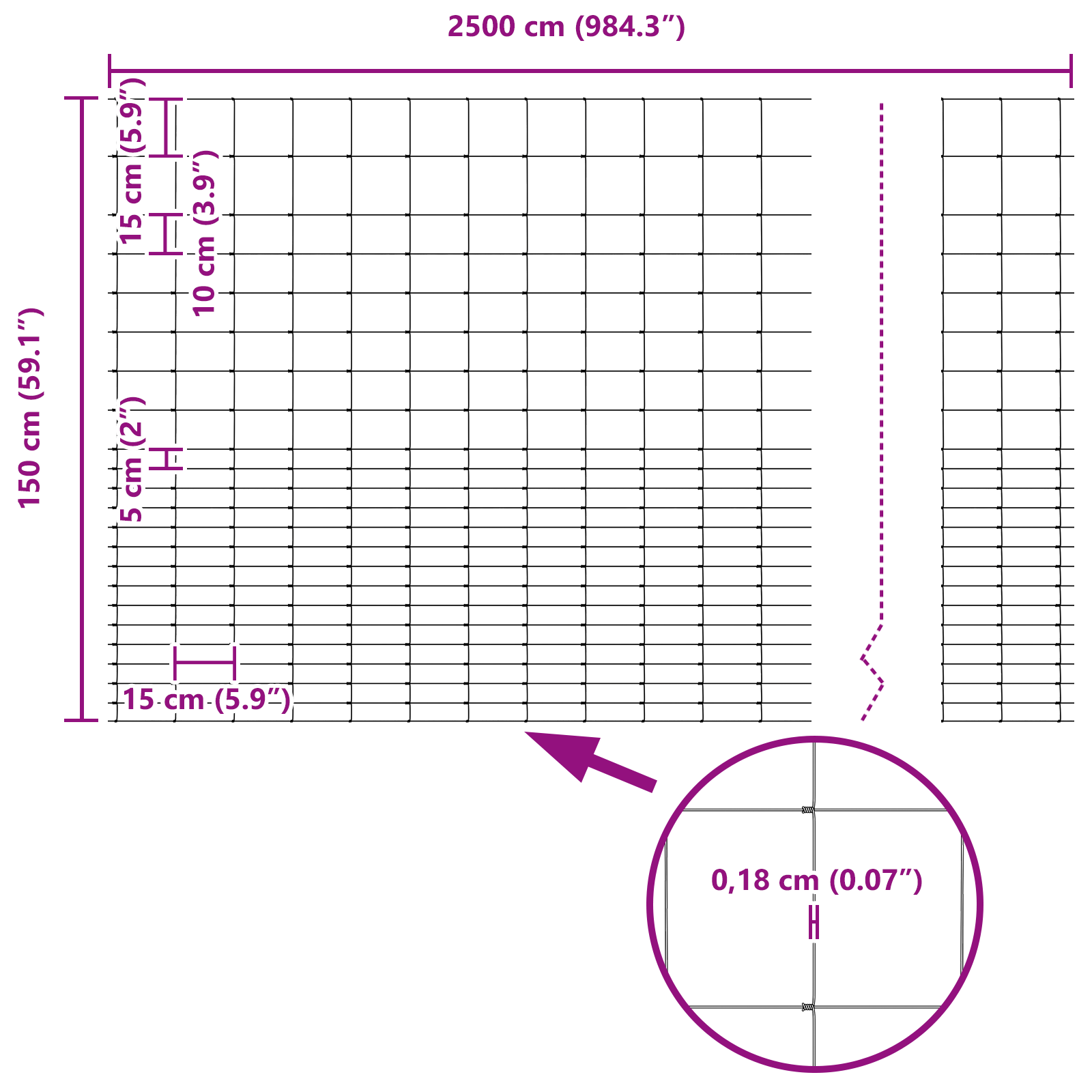 Field Fence 1.6x25 m Galvanised Steel - Image 8