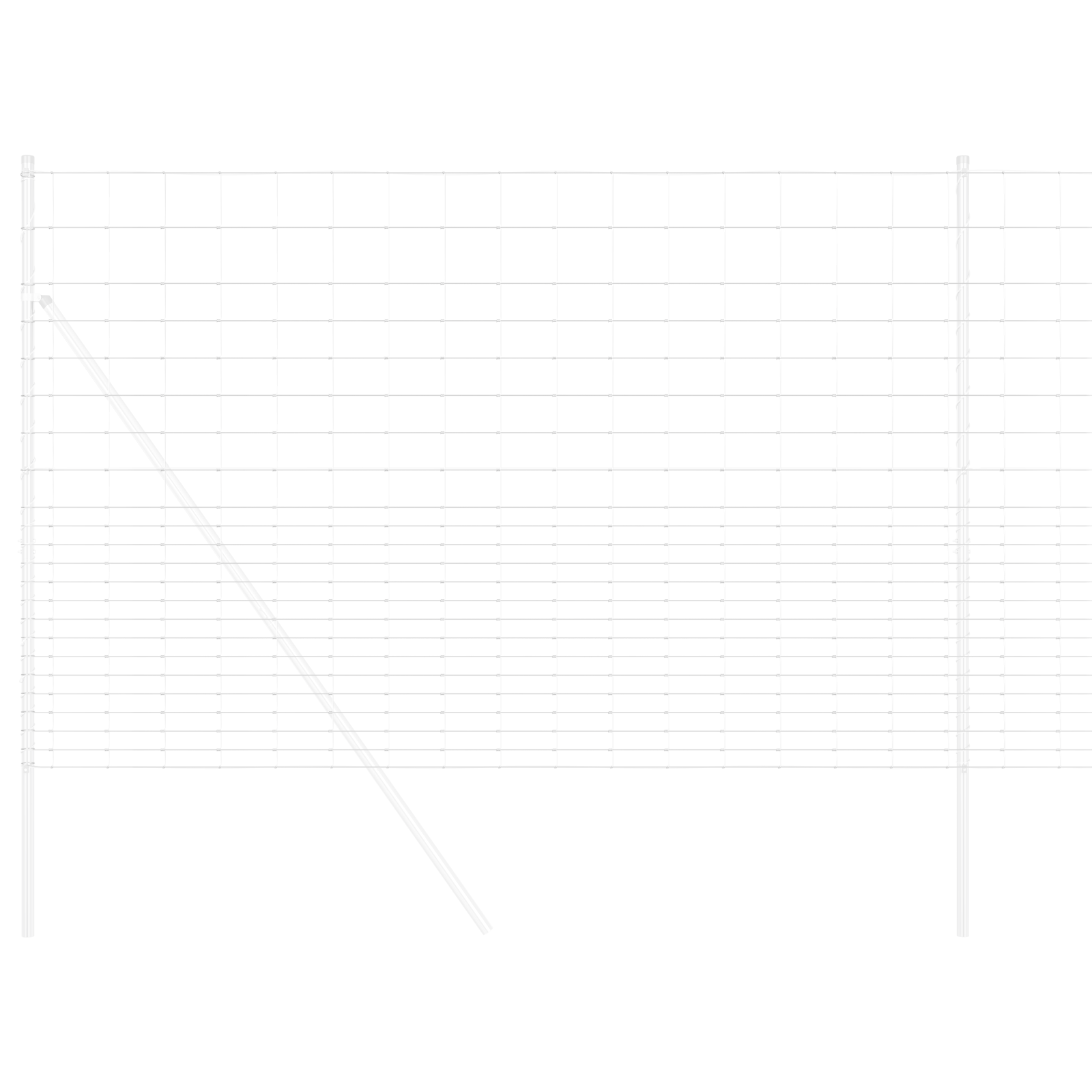 Field Fence 1.6x25 m Galvanised Steel - Image 3