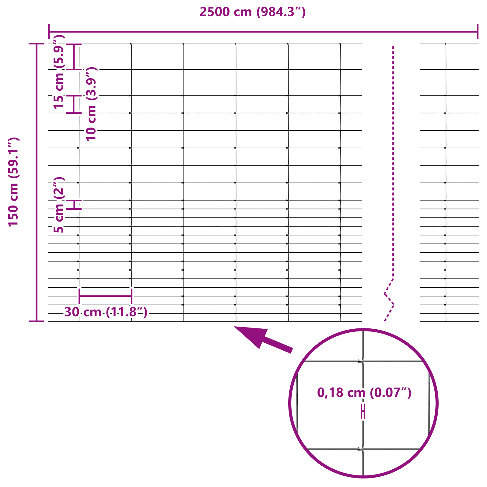 Field Fence 1.6x25 m Galvanised Steel - Image 8