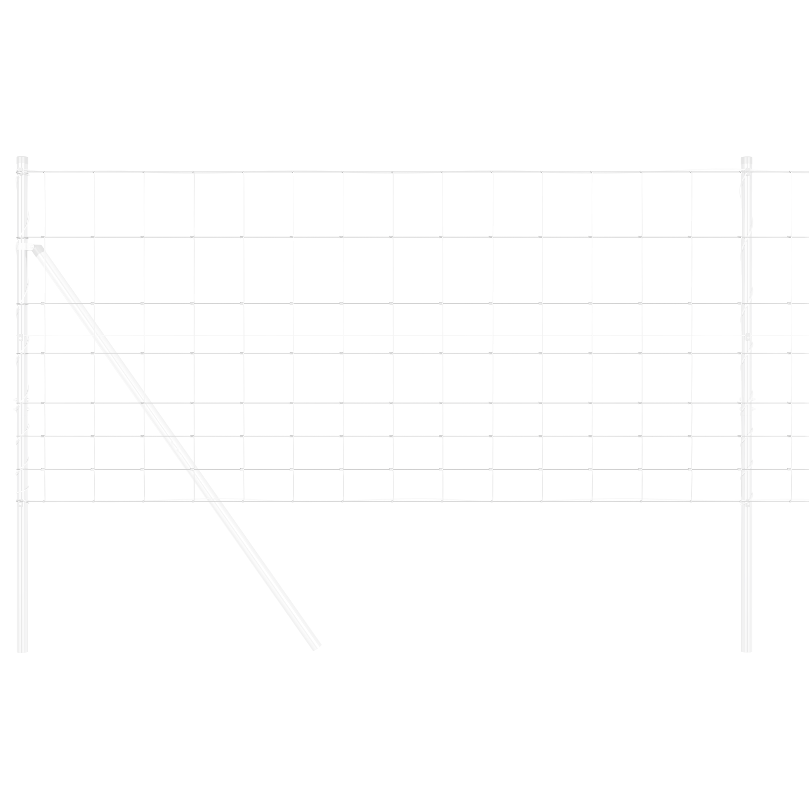 Field Fence 1x50 m Galvanised Steel - Image 3