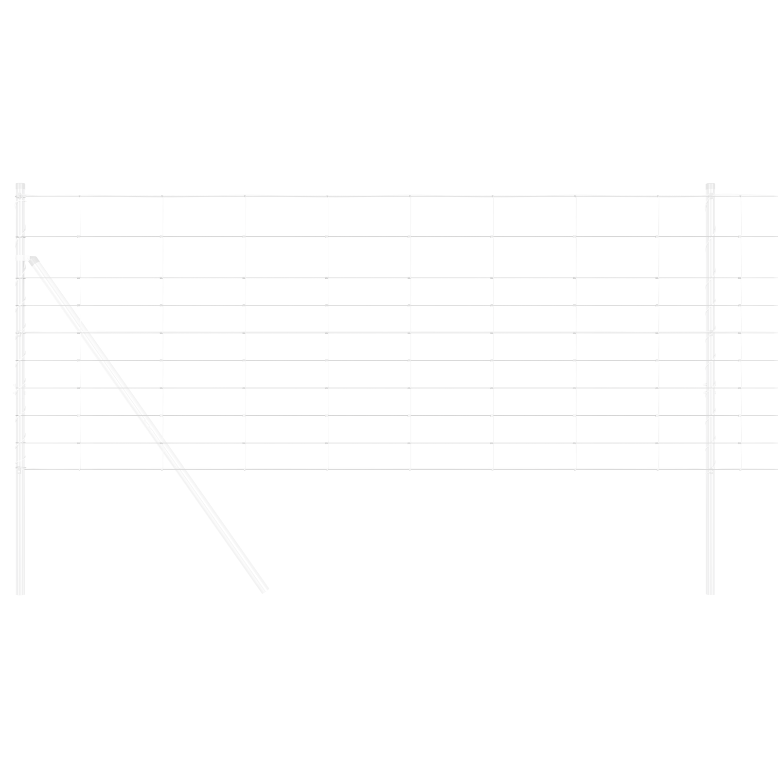 Field Fence 1x50 m Galvanised Steel - Image 3