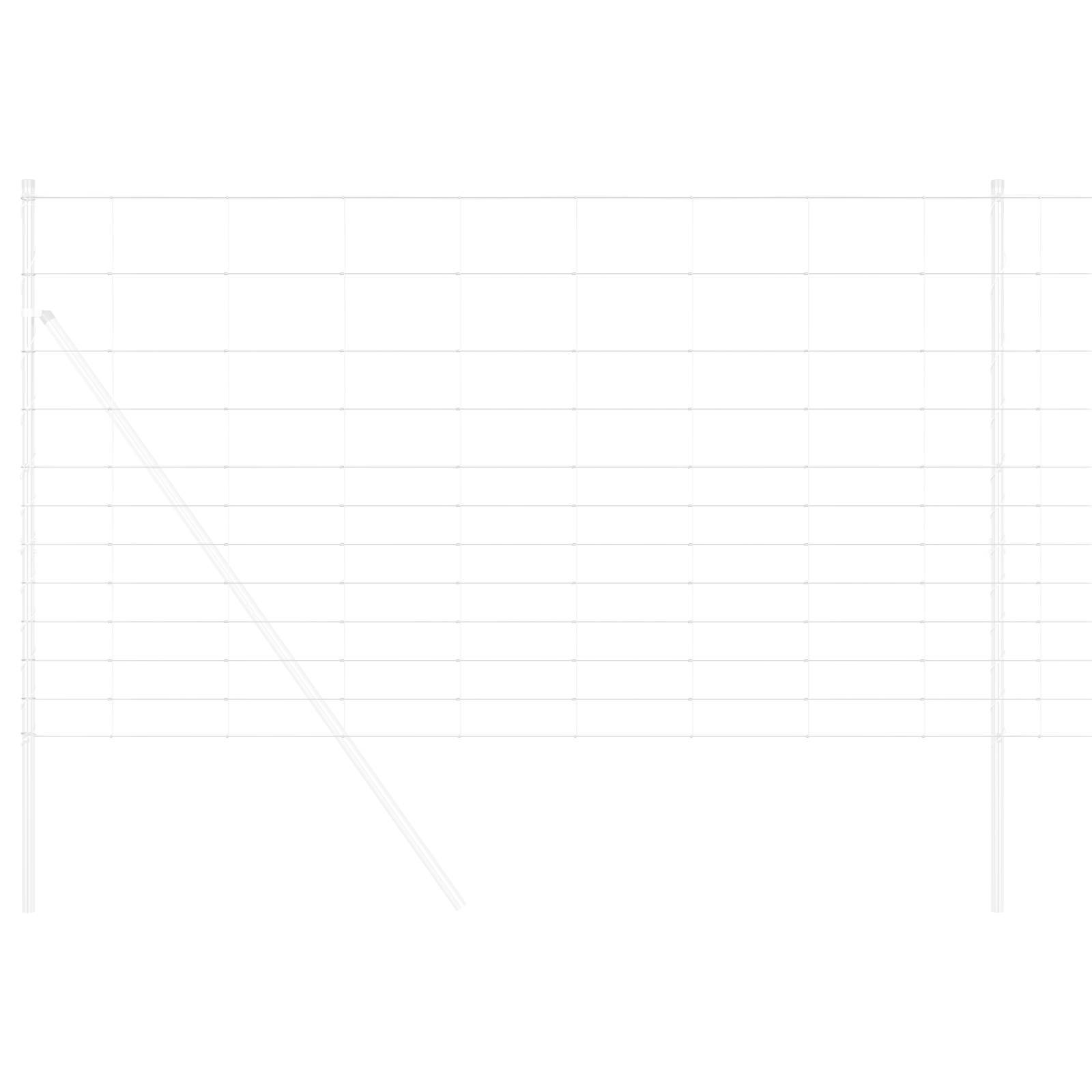 Field Fence 1.4x50 m Galvanised Steel - Image 3