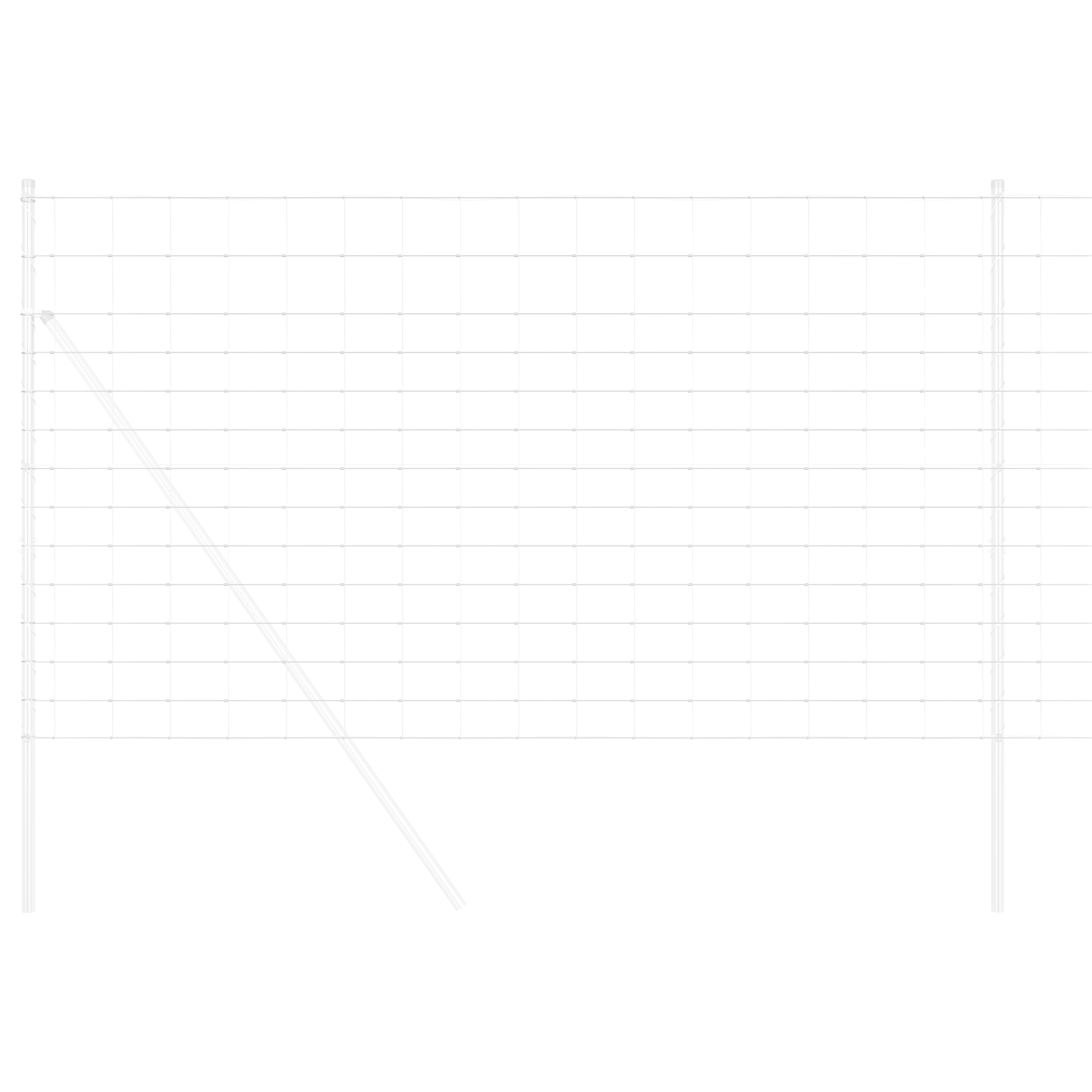 Field Fence 1.4x50 m Galvanised Steel - Image 3