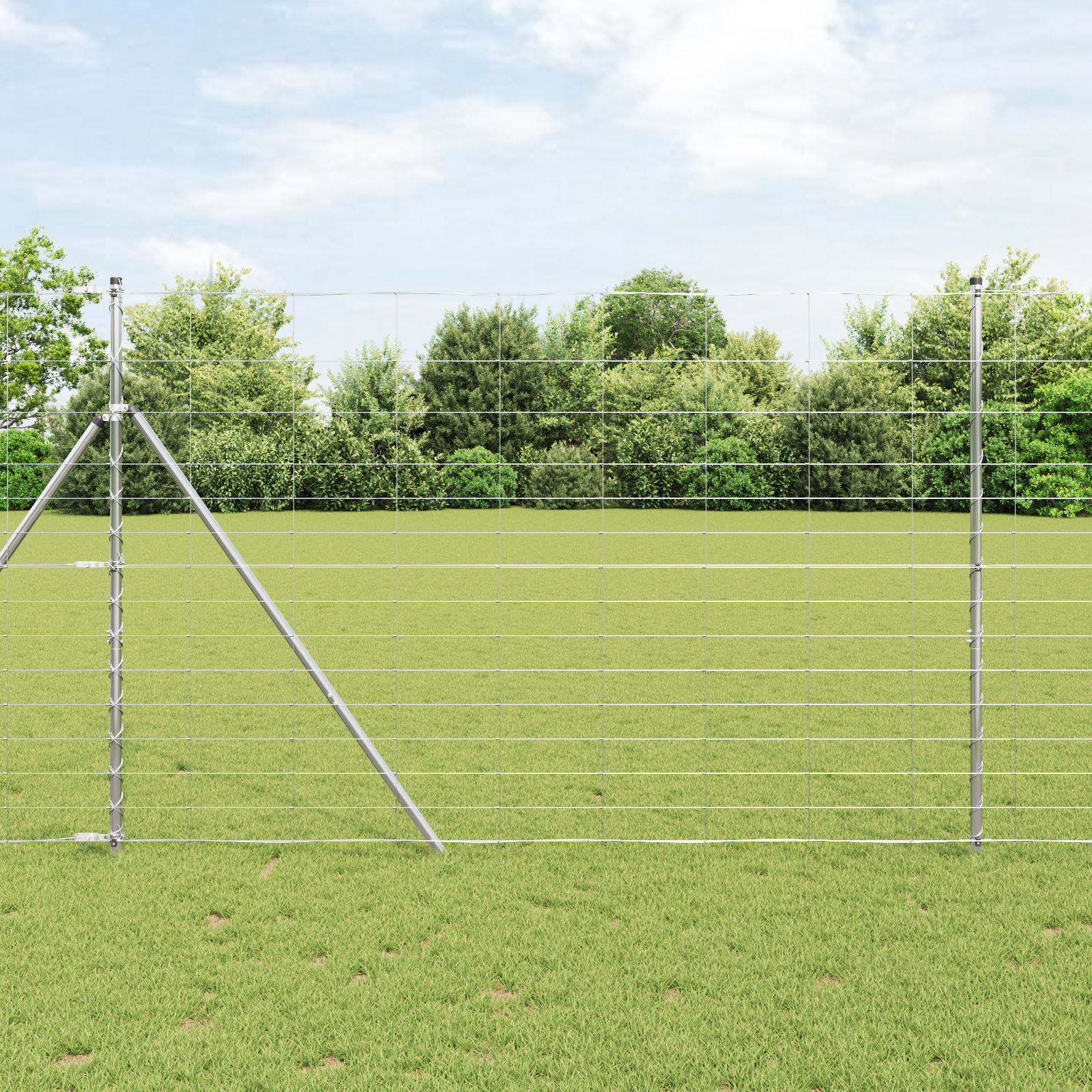 Field Fence 1.6x50 m Galvanised Steel