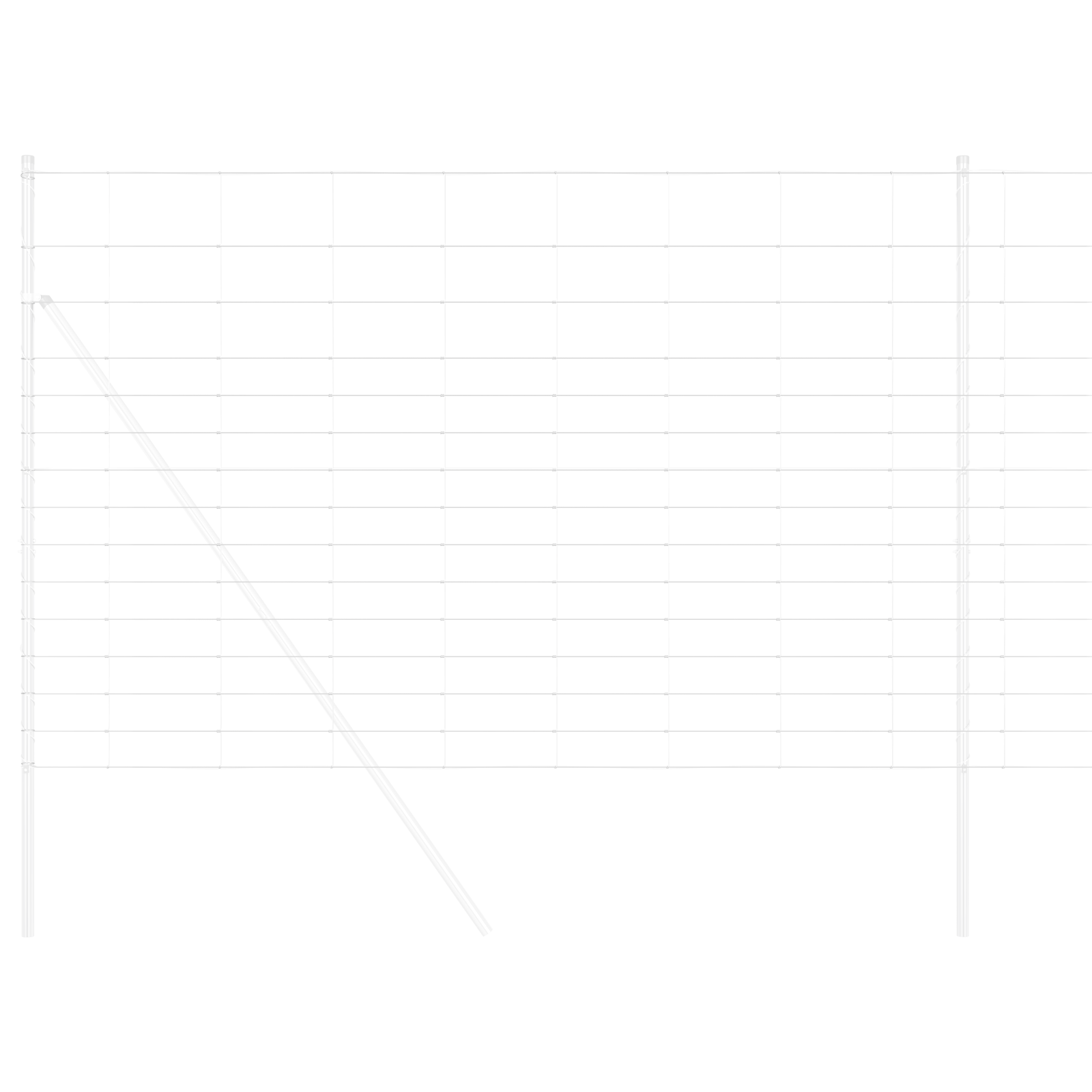 Field Fence 1.6x50 m Galvanised Steel - Image 3