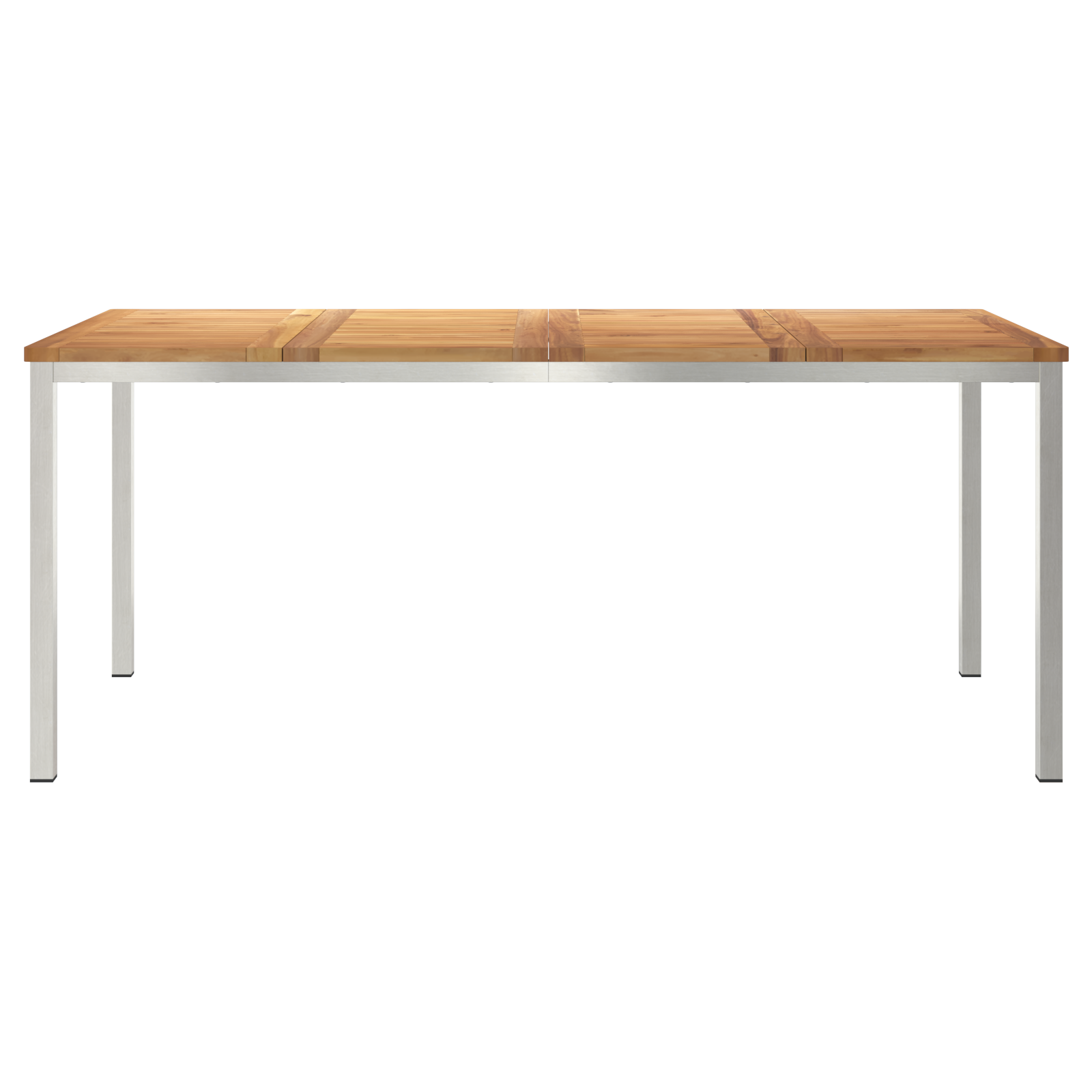 Outdoor Dining Table 180x90x75 cm Solid Wood Teak - Image 5