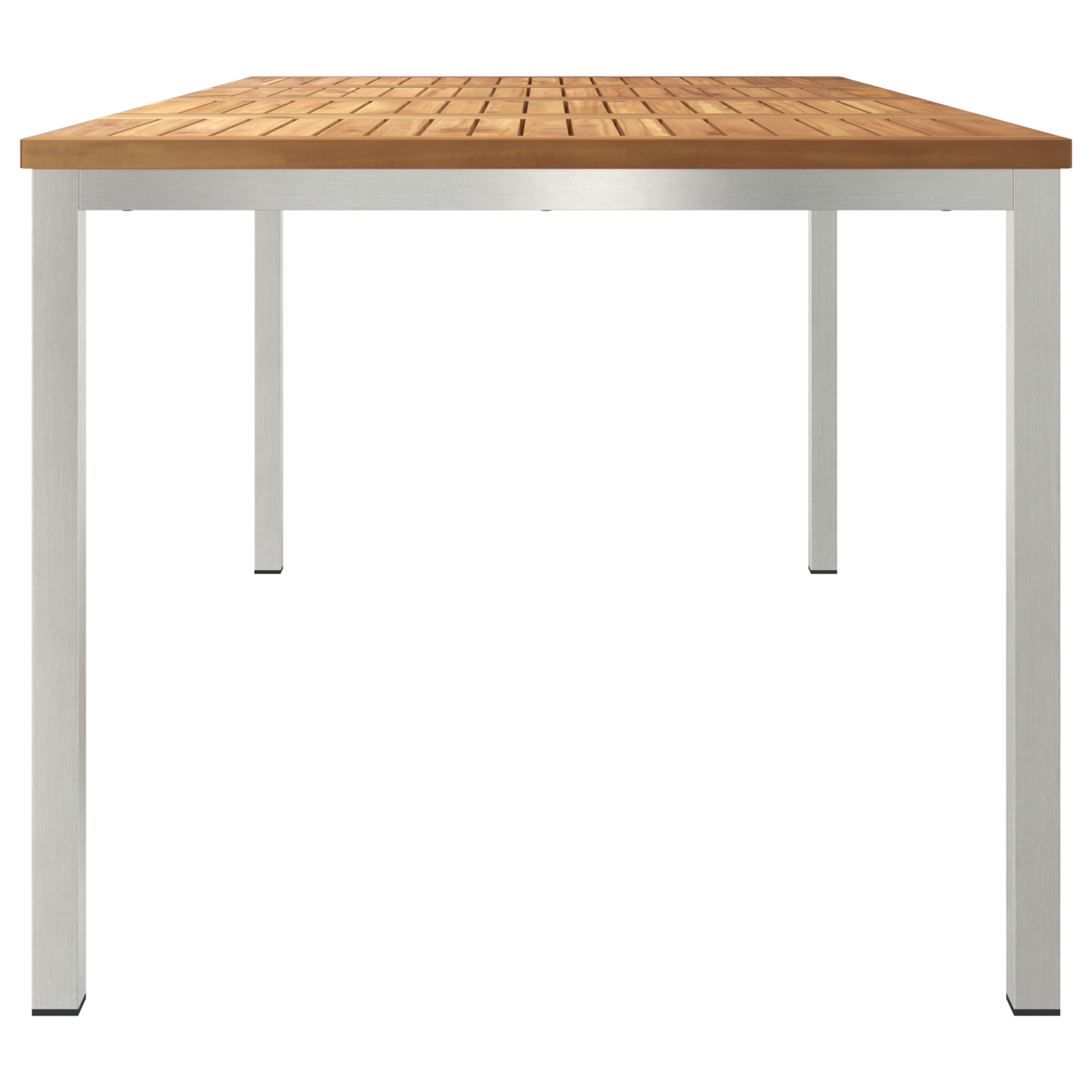 Outdoor Dining Table 180x90x75 cm Solid Wood Teak - Image 6