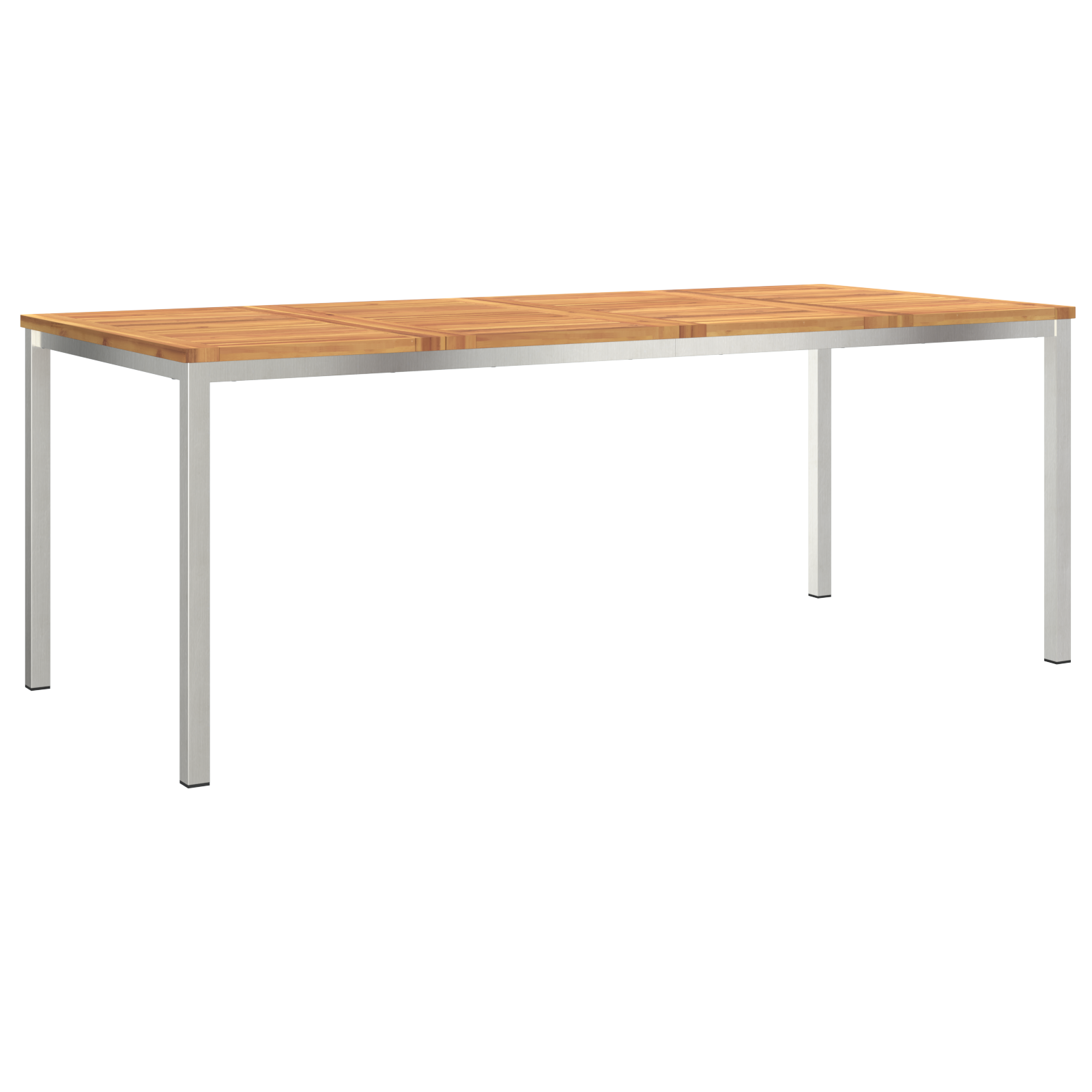 Outdoor Dining Table 200x90x74.5 cm Solid Wood Acacia - Image 2