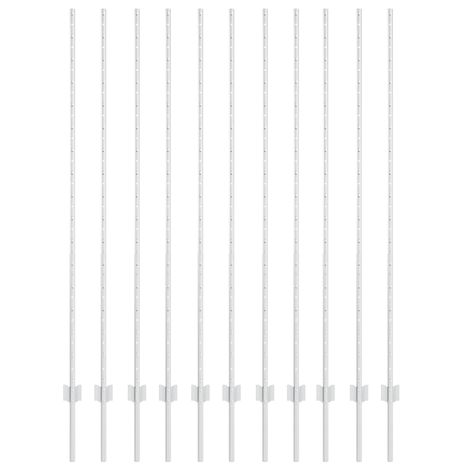 Fence Posts 22 pcs U-Channel 160 cm Galvanised Steel - Image 2