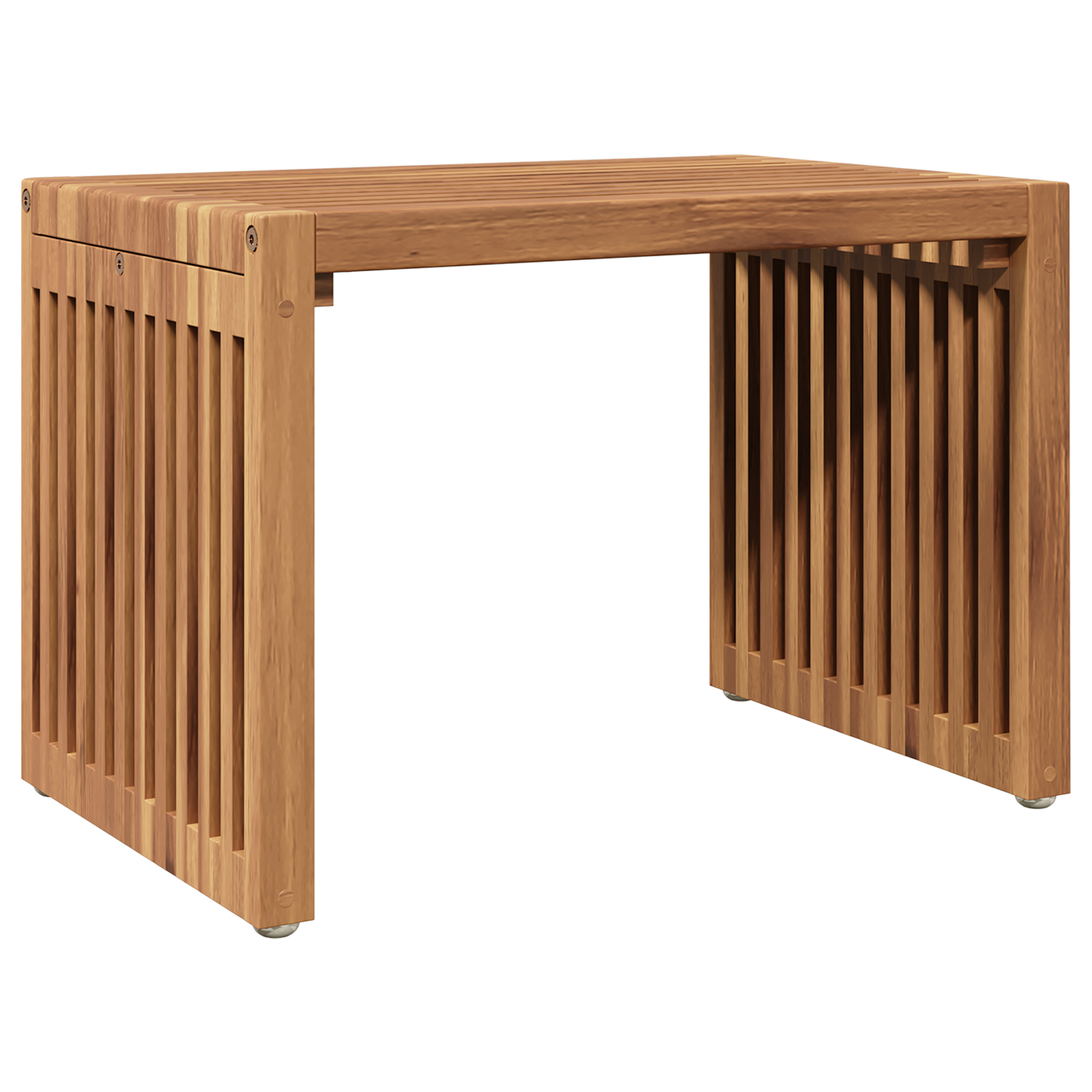 Garden Side Table 50x32.5x35 cm Solid Wood Teak - Image 7