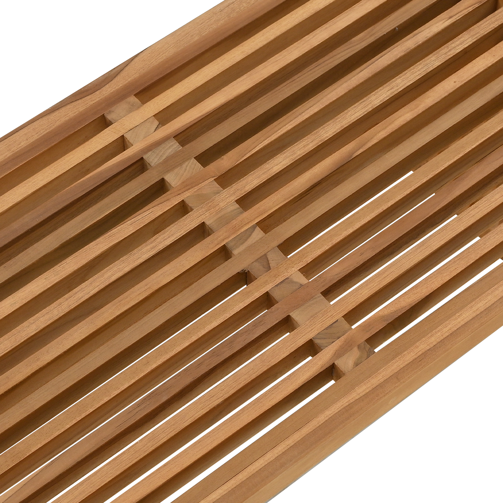 Garden Side Table 70x37.5x35.5 cm Solid Wood Teak - Image 8