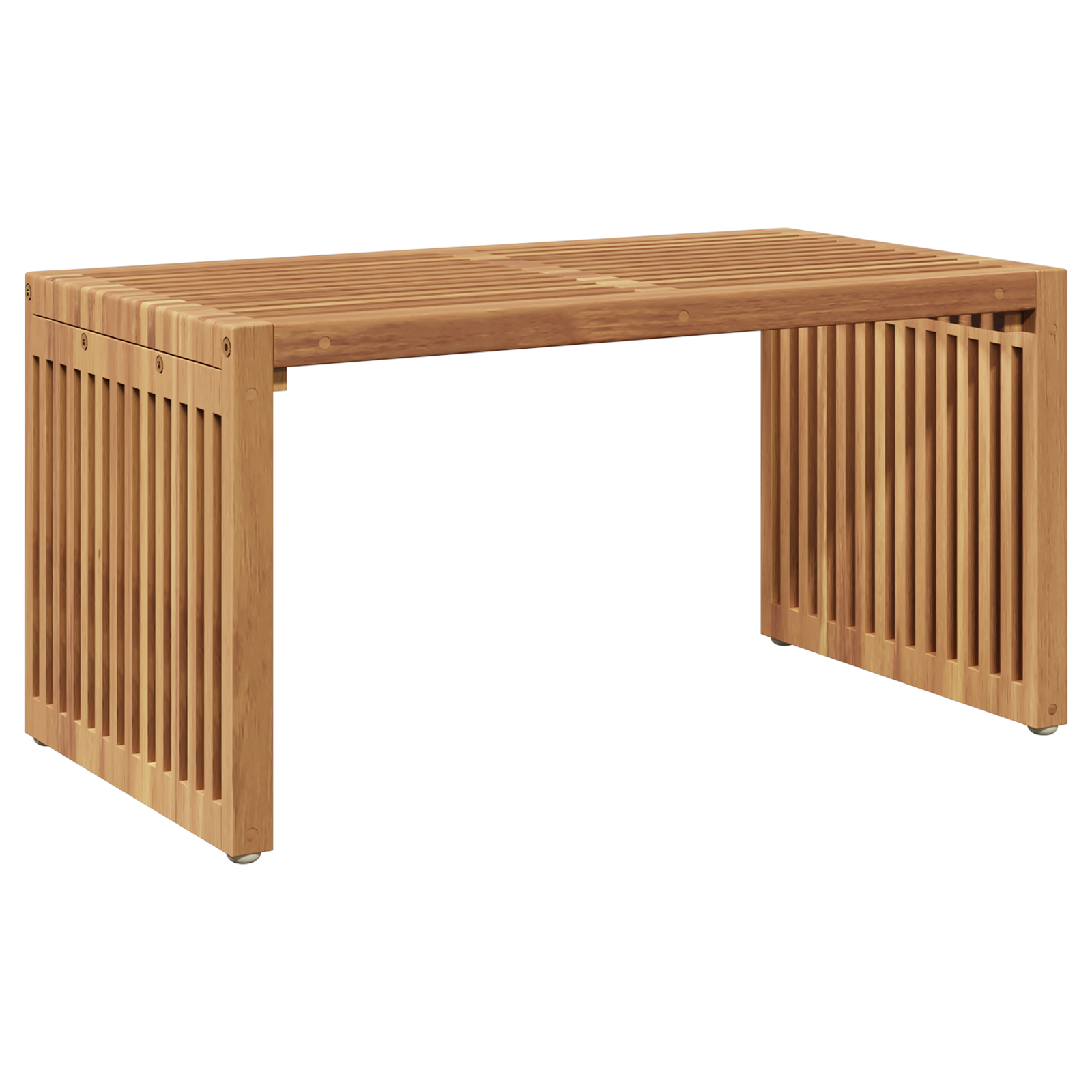 Garden Side Table 70x37.5x35.5 cm Solid Wood Teak - Image 7