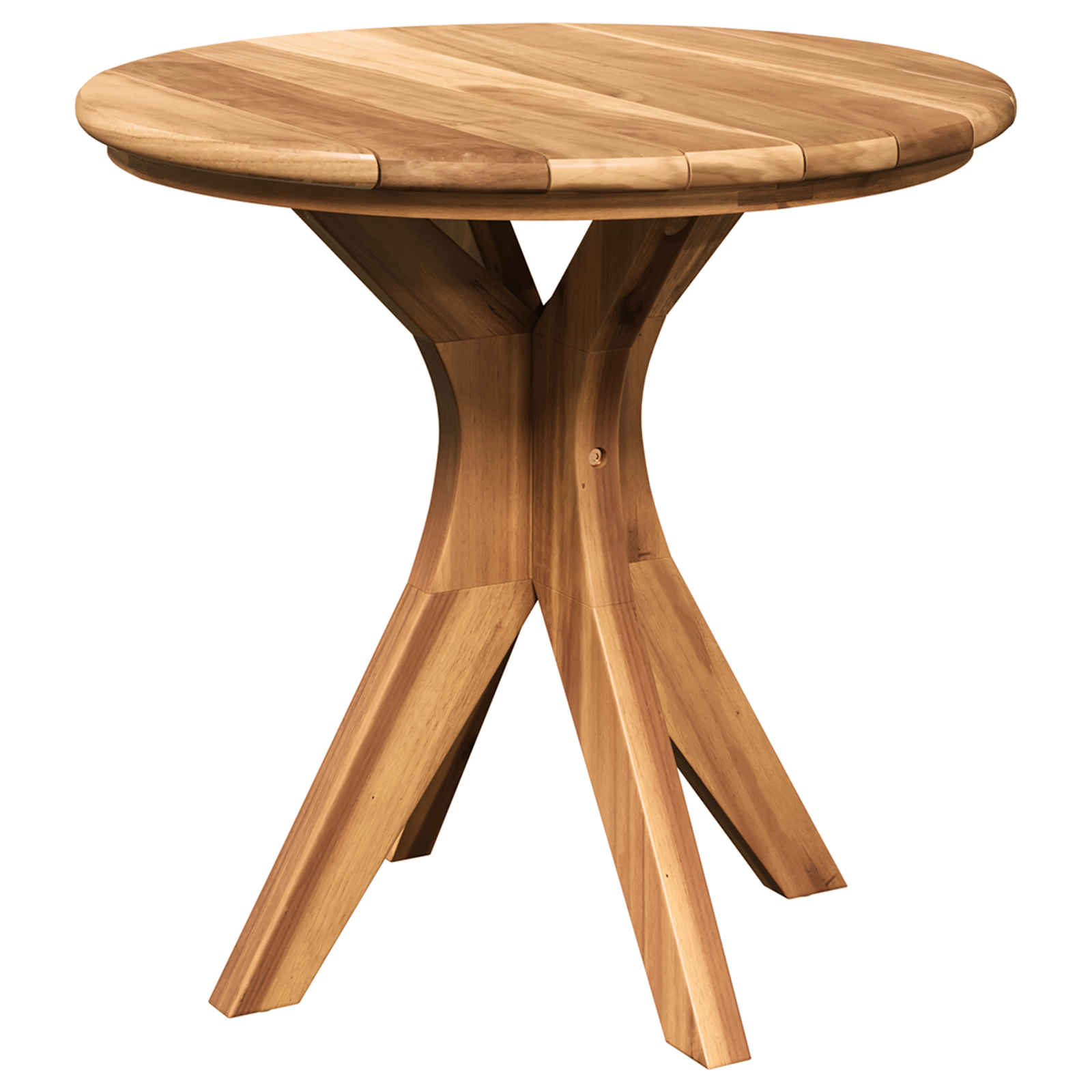 Garden Coffee Table Ø55x51 cm Solid Wood Teak - Image 2